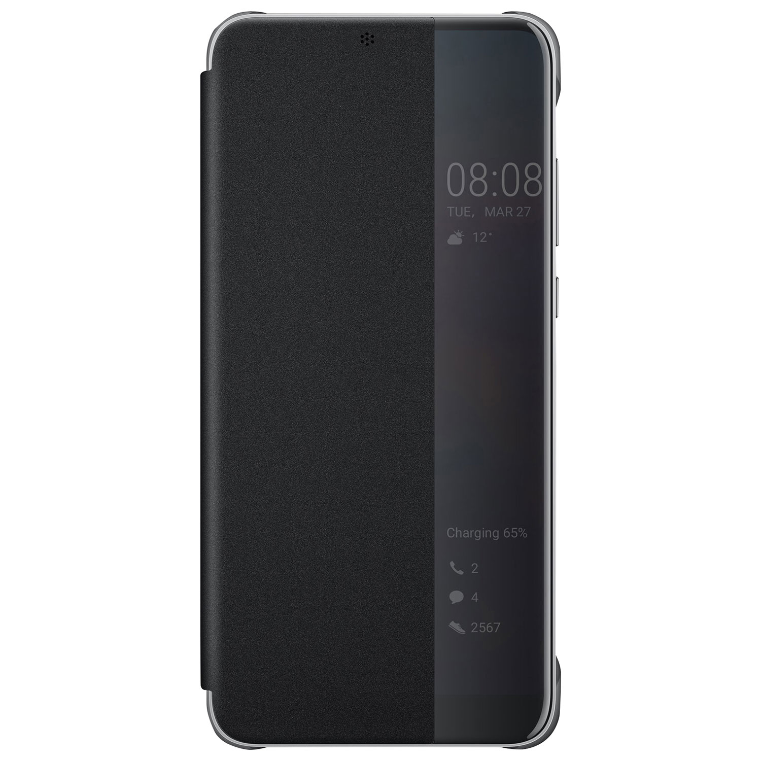 Huawei Smart View Flip Cover Case for P20 Pro - Black