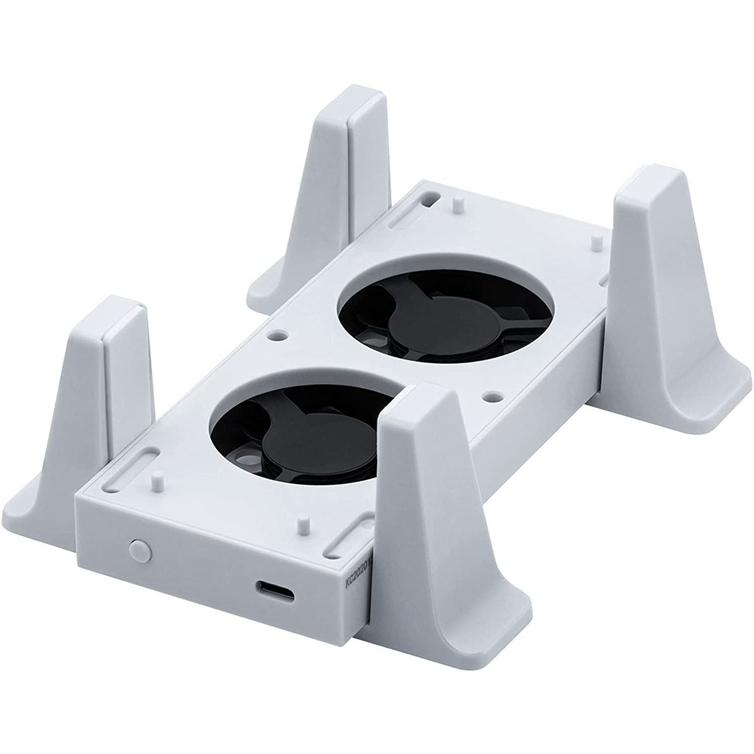 Support vertical + ventilateur refroidissement + station recharge Xbox Series S/ports USB - Blanc