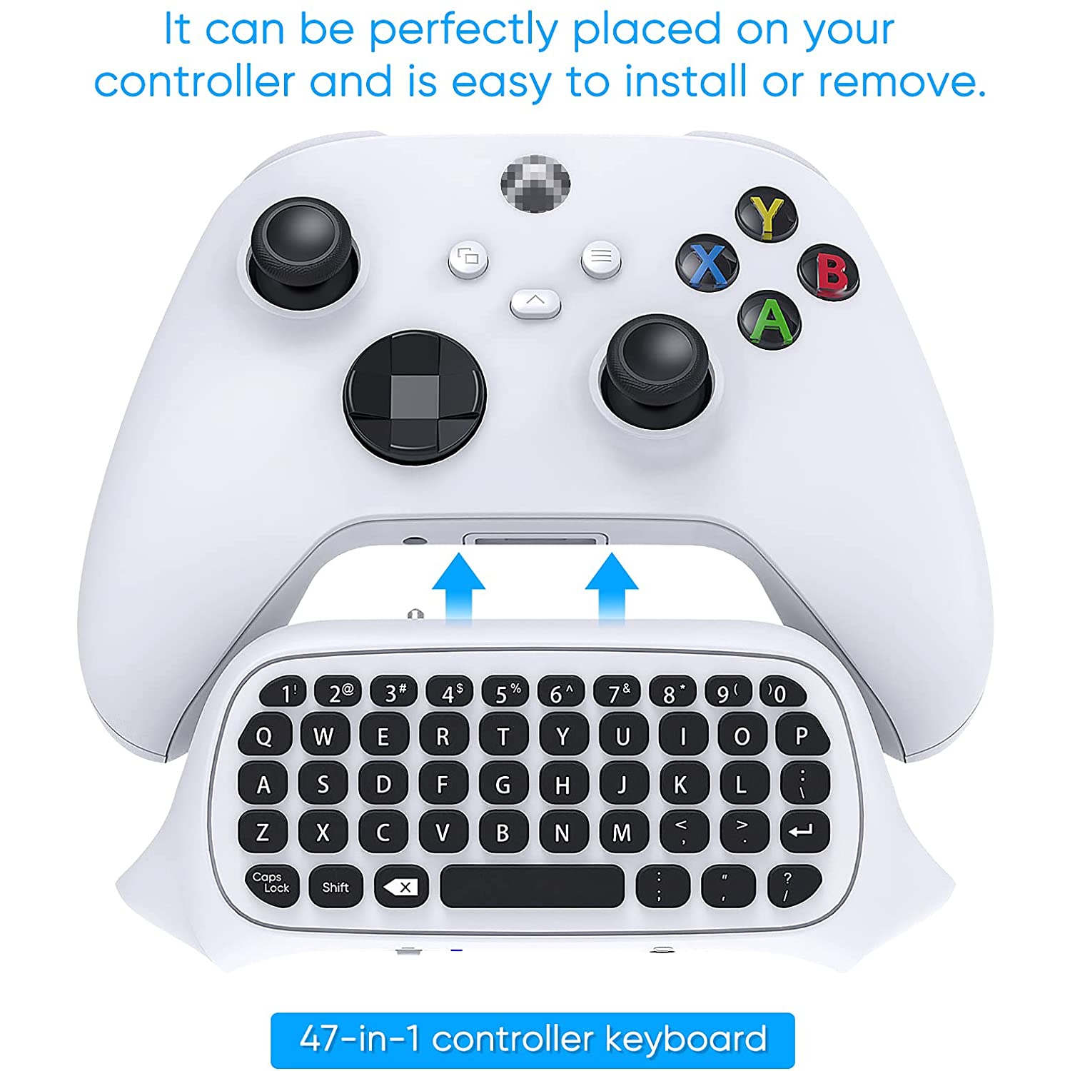 Clavier de manette de jeu sans fil compatible avec les manettes de jeu Xbox Series X/S/Xbox One/S/Controller