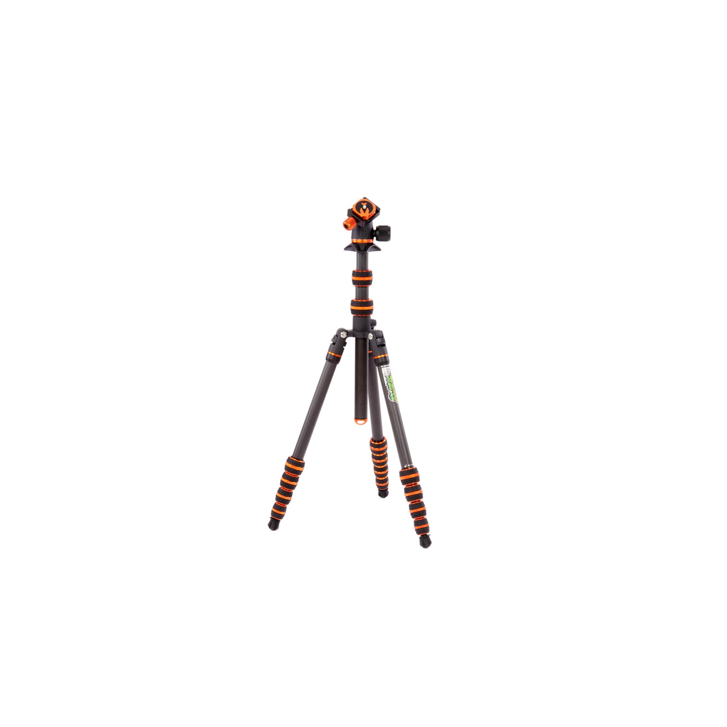 3 Legged Thing Punks Brian 2.0 & AirHed Neo 2.0 BLACK/ORANGE Carbon Fibre Tripod System