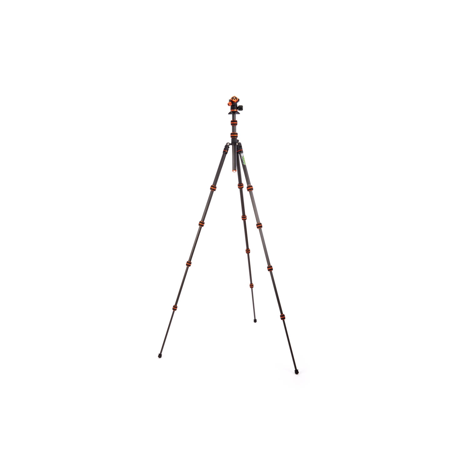 3 Legged Thing Punks Brian 2.0 & AirHed Neo 2.0 BLACK/ORANGE Carbon Fibre Tripod System