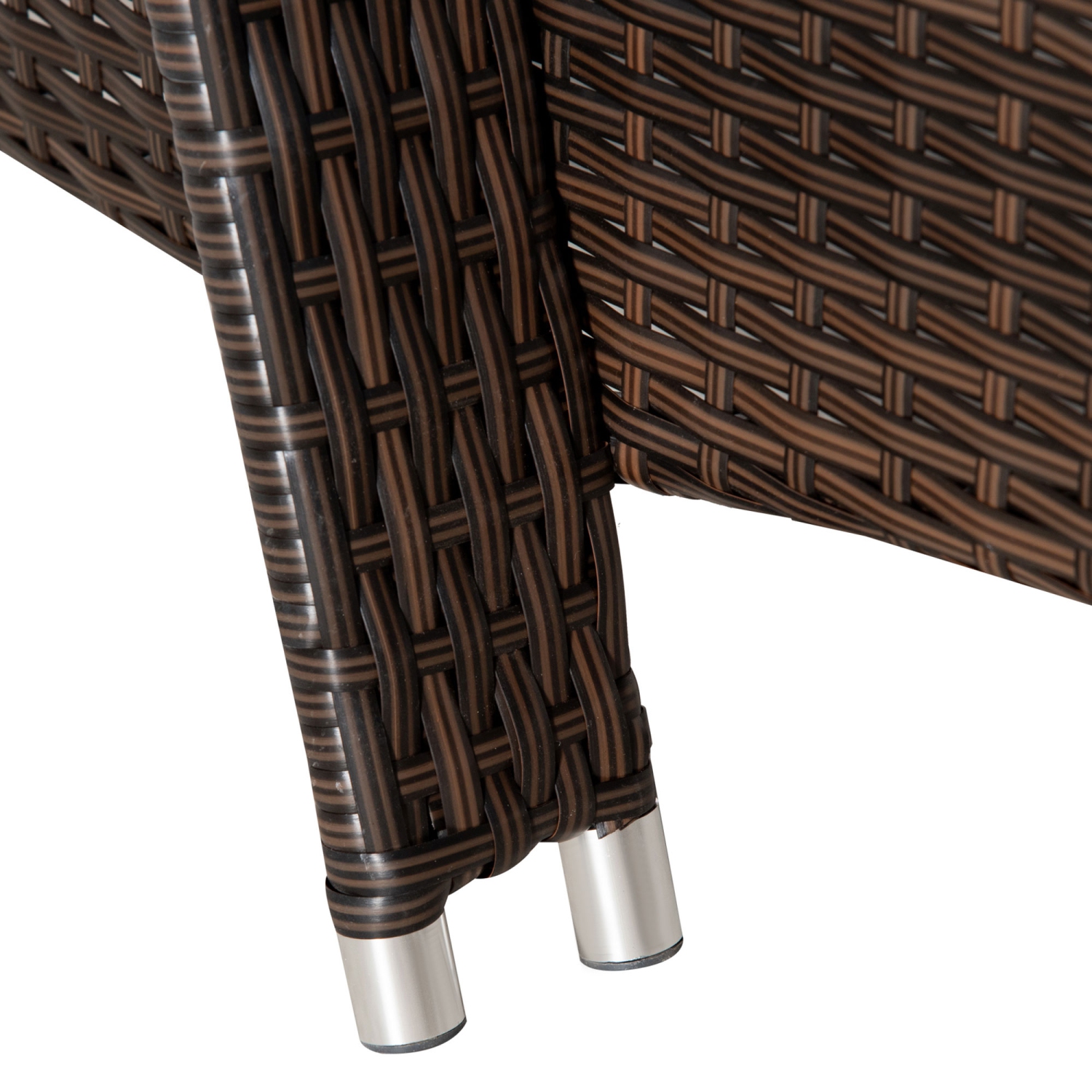 Outsunny 3 Pieces Wicker Patio Lounger Set with Table, PE Rattan Outdoor Lounge Chair Set with Cushions, Wheels, 5-Level Reclining Backrest,