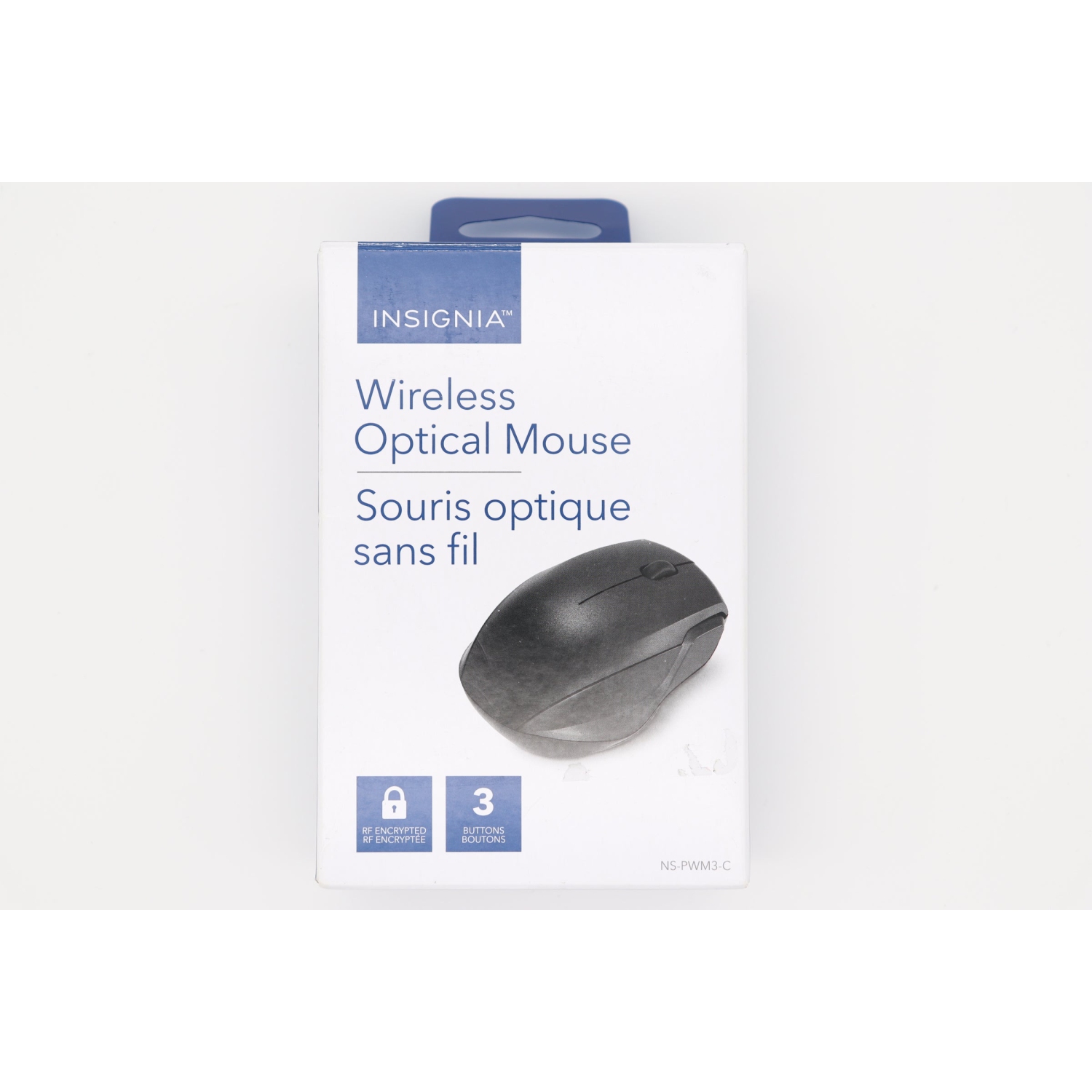 Open Box - Insignia NS-PWM3C Wireless Optical Mouse Black