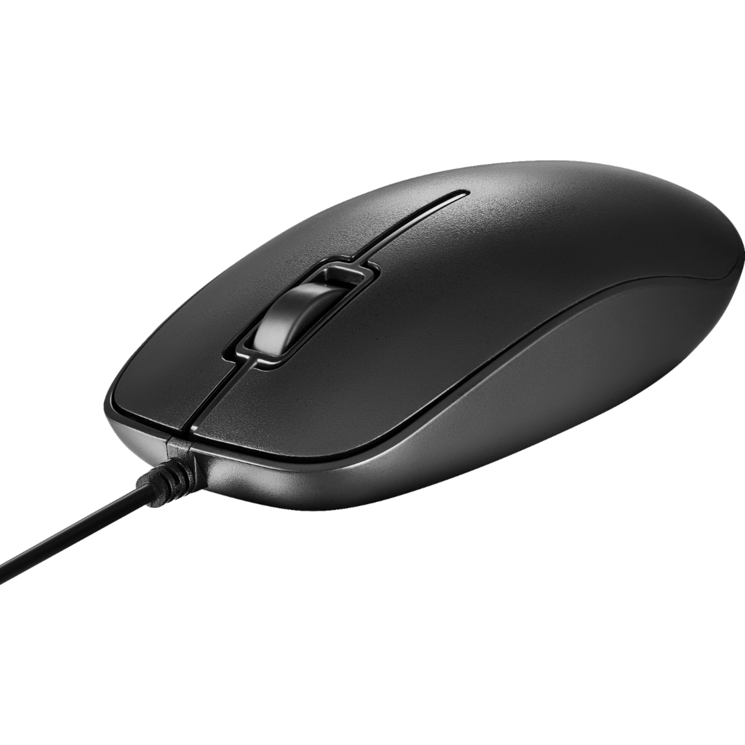 Open Box - Insignia NS-PM819C USB Wired Optical Mouse Black