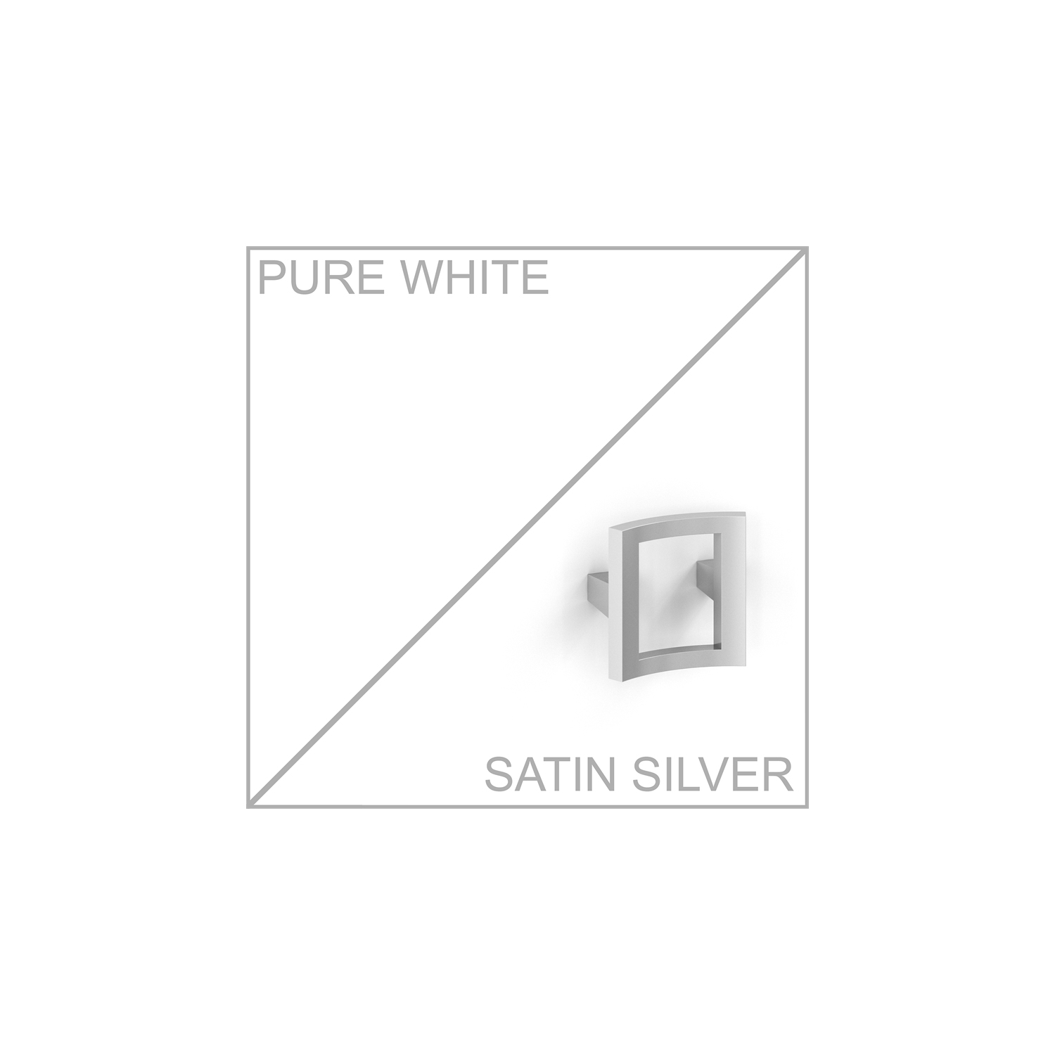 Echo 3 Drawer Mobile File Cabinet in Pure White - Engineered Wood