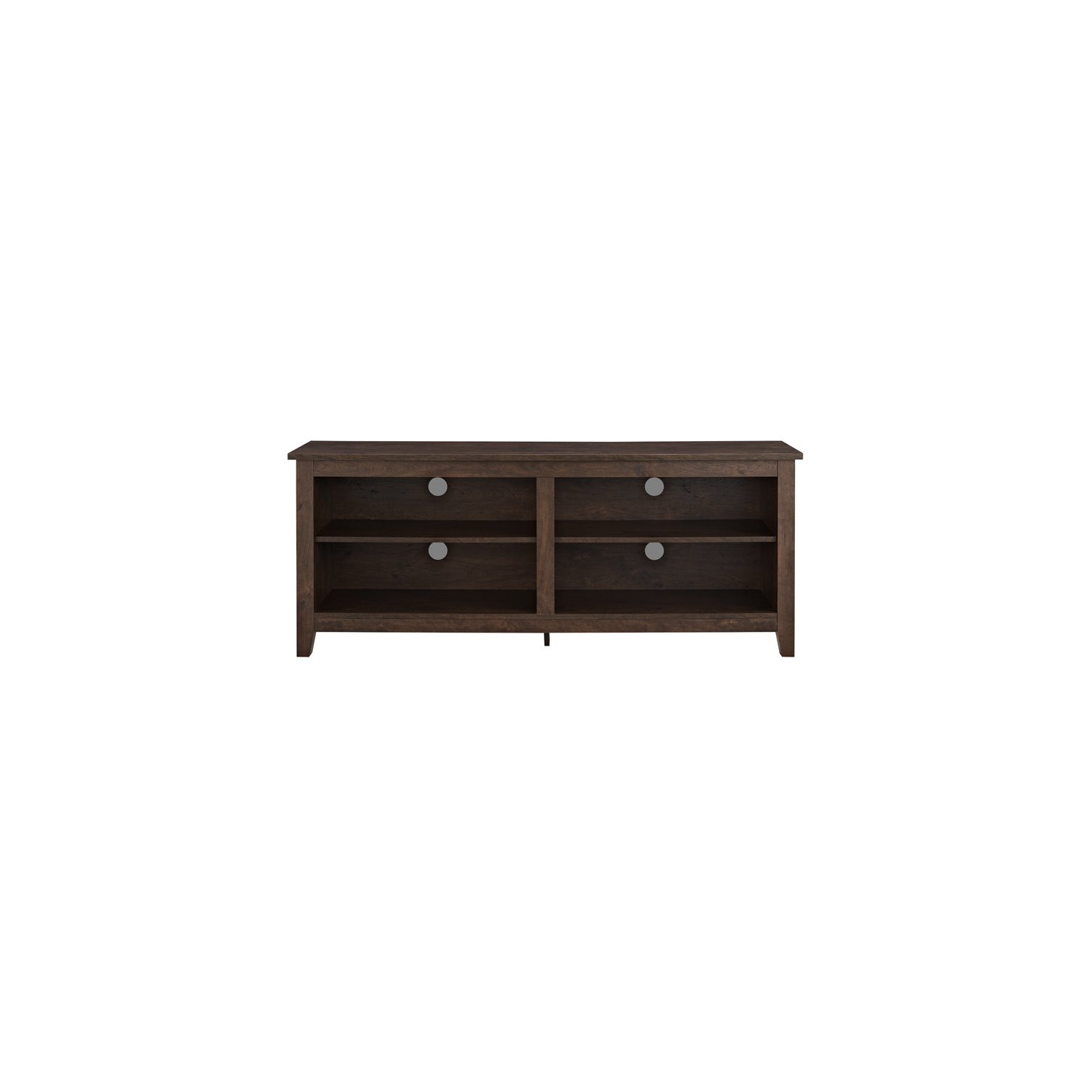 Pemberly Row 58" TV Stand Storage Console in Traditional Brown