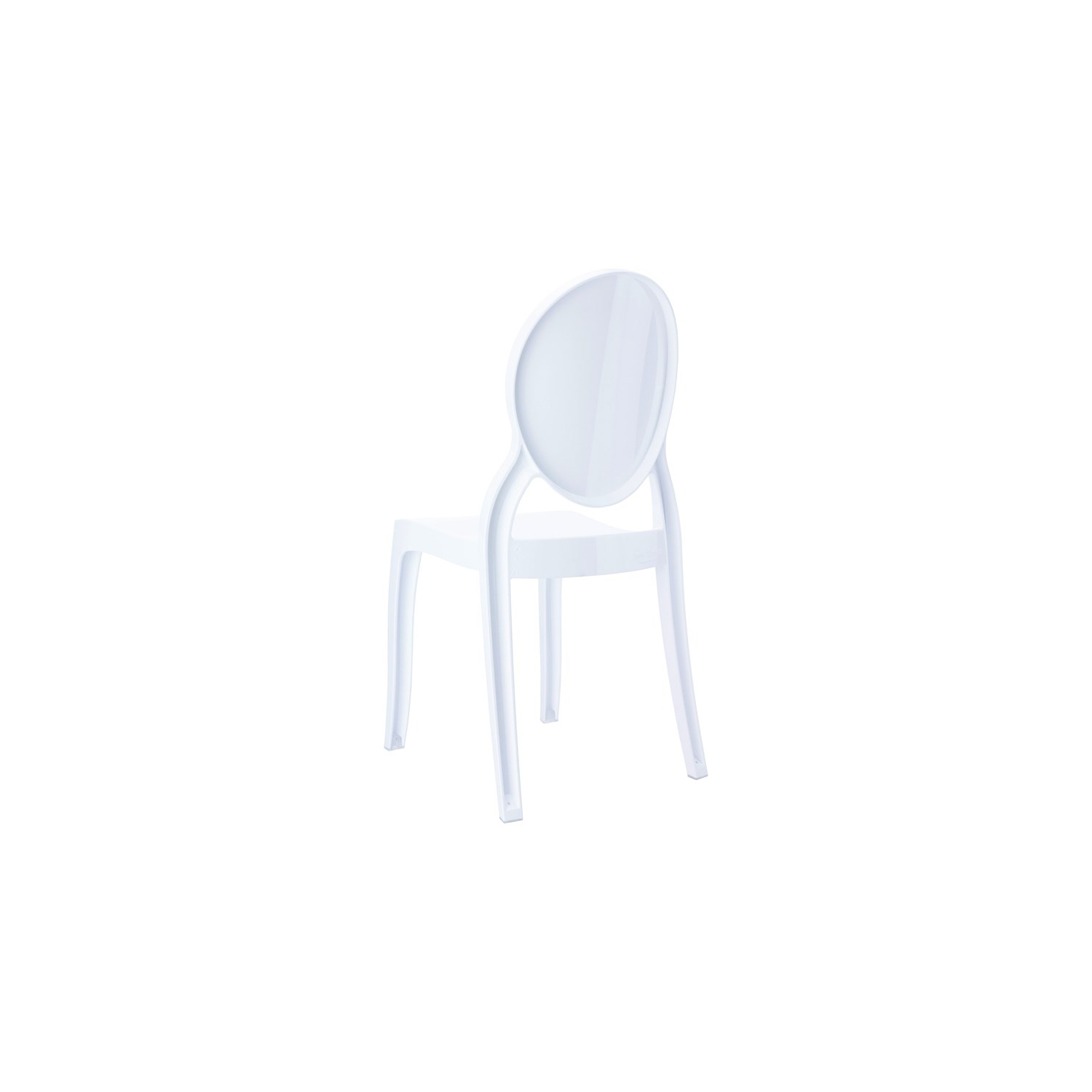 Compamia Siesta Baby Elizabeth Kids Chair in Glossy White