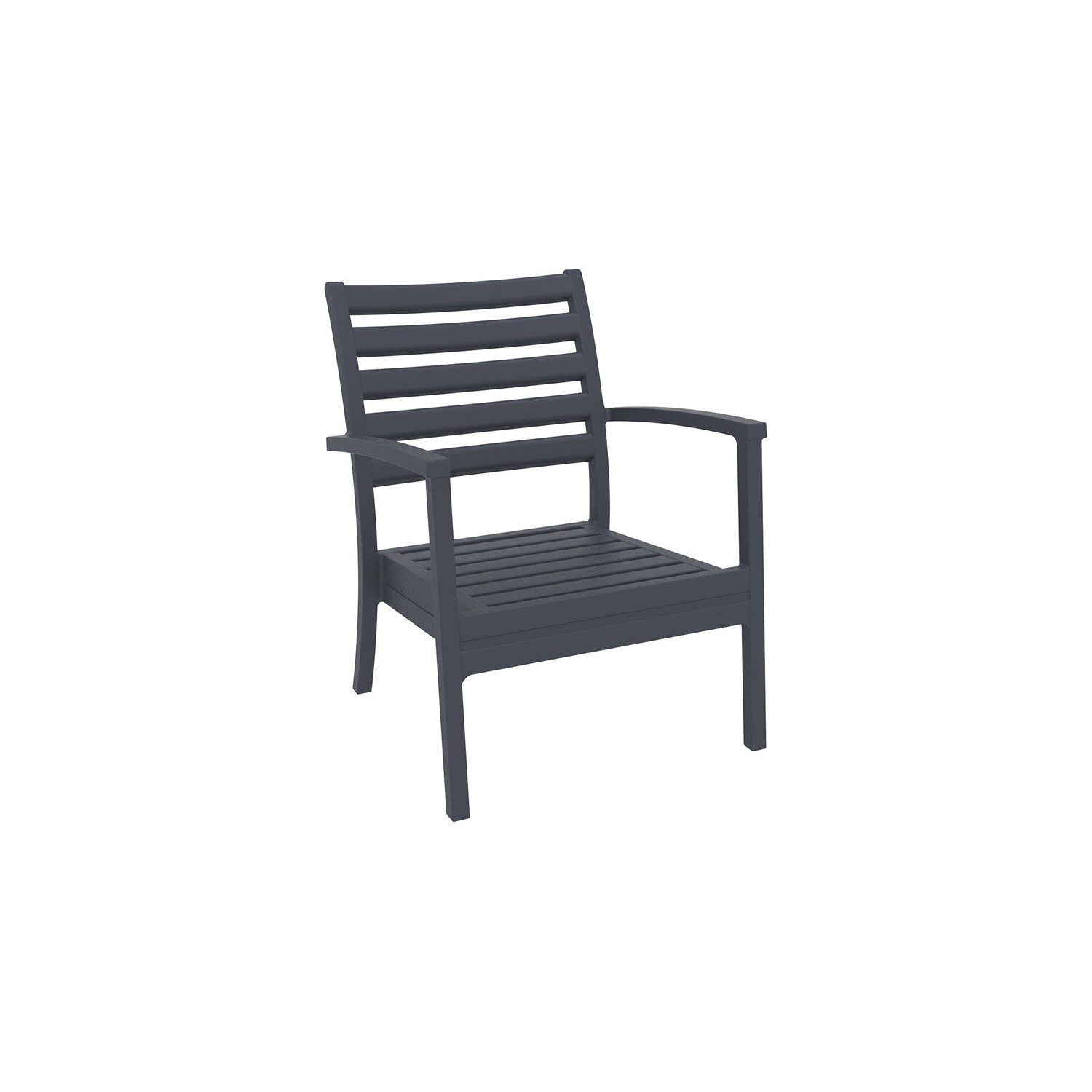Compamia Artemis XL Club Chair in Dark Gray