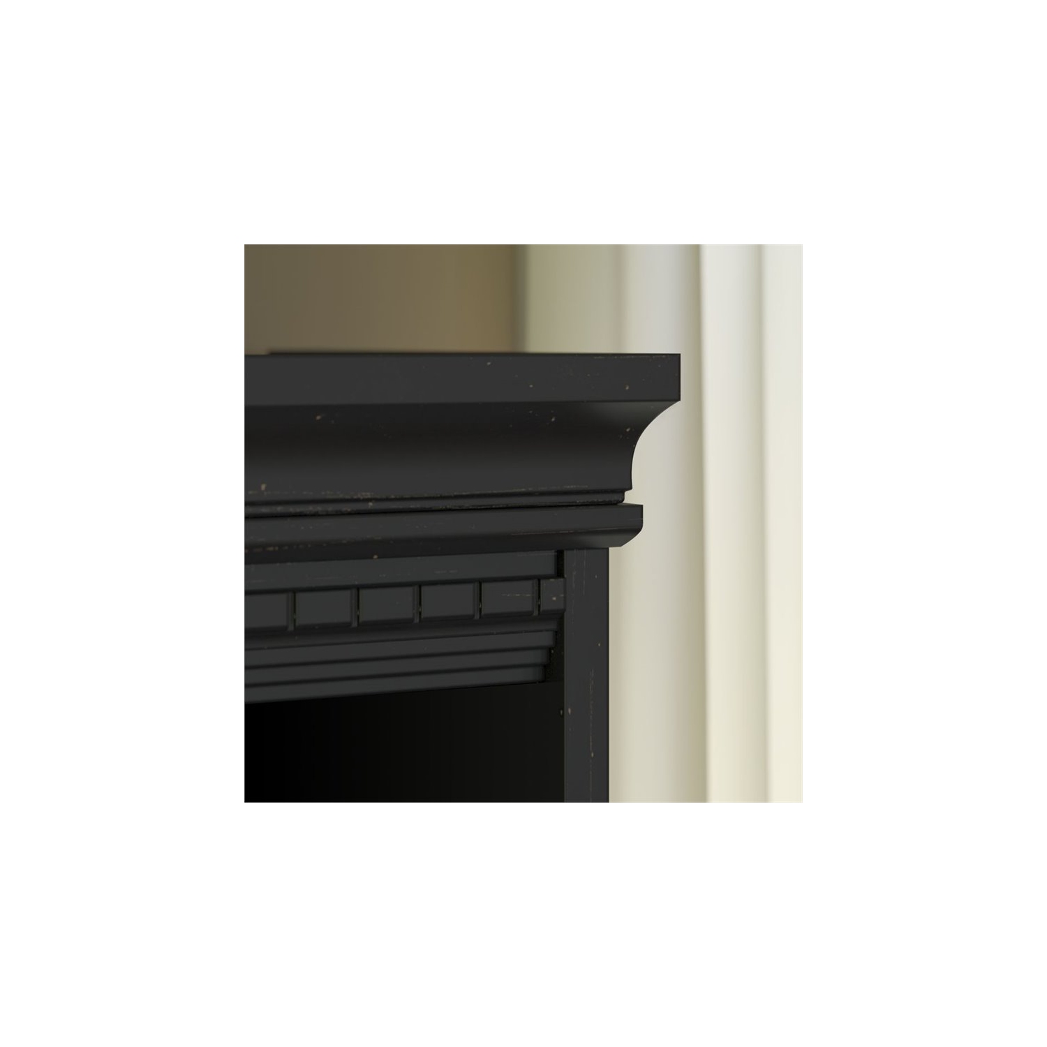 Scranton & Co 5 Shelf Bookcase in Antique Black