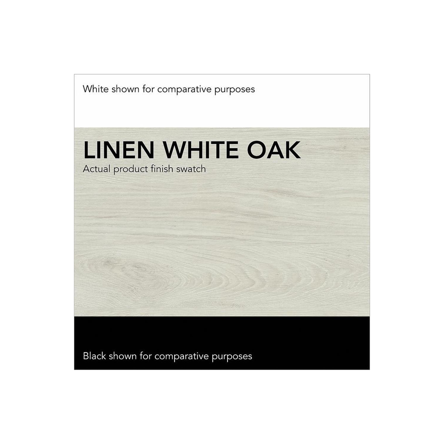 Saratoga Tall 5 Shelf Bookcase in Linen White Oak - Engineered Wood