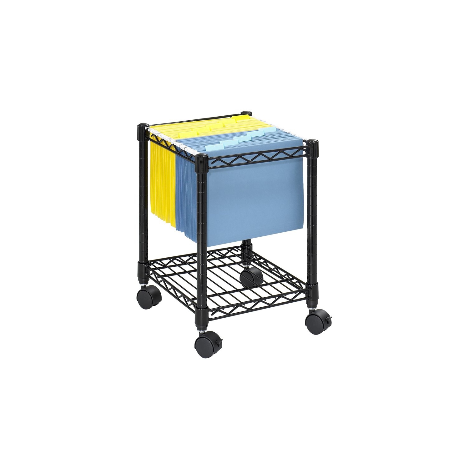 Classeur mobile compact en métal Scranton & Co, noir