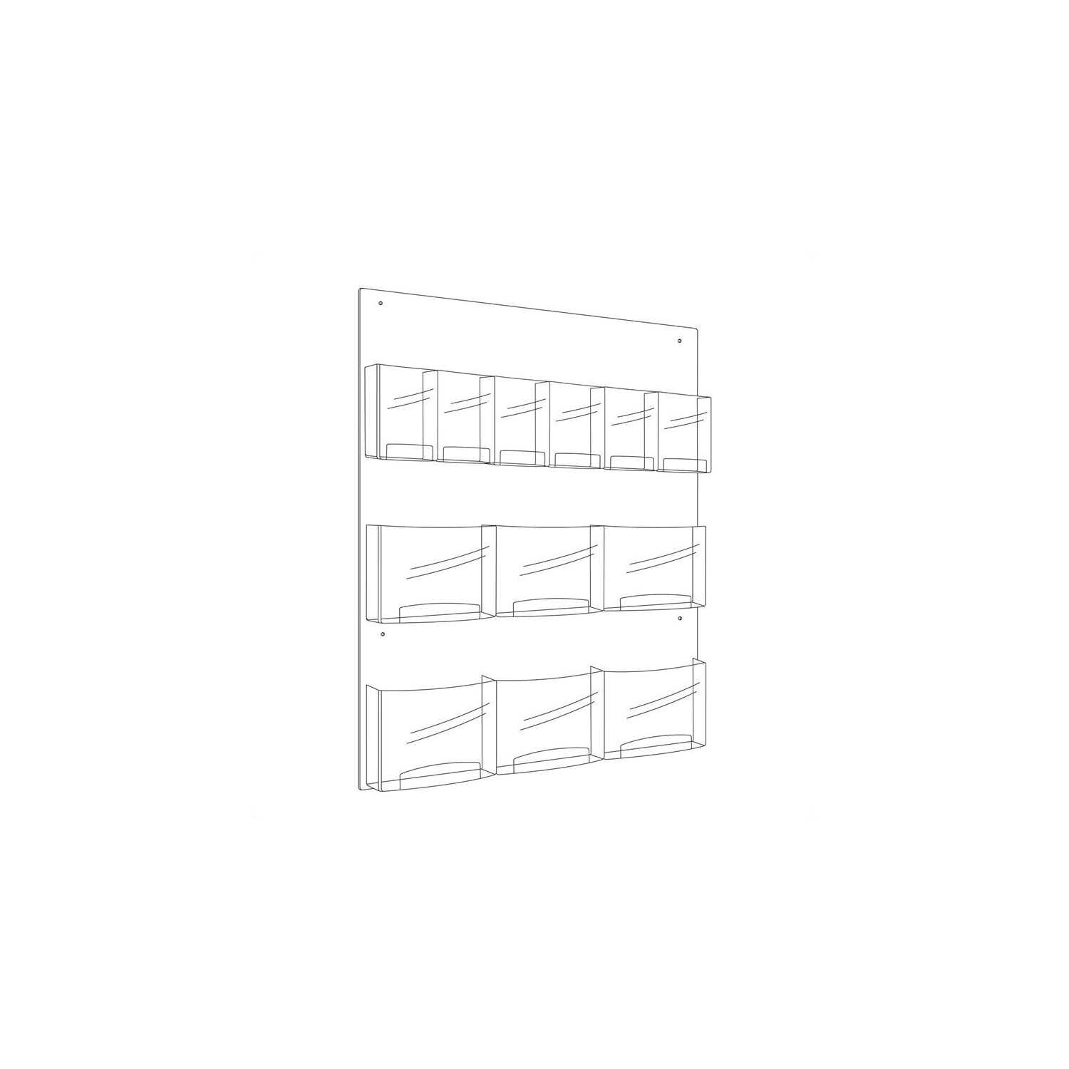 Scranton & Co 6 Magazine and 6 Pamphlet Display