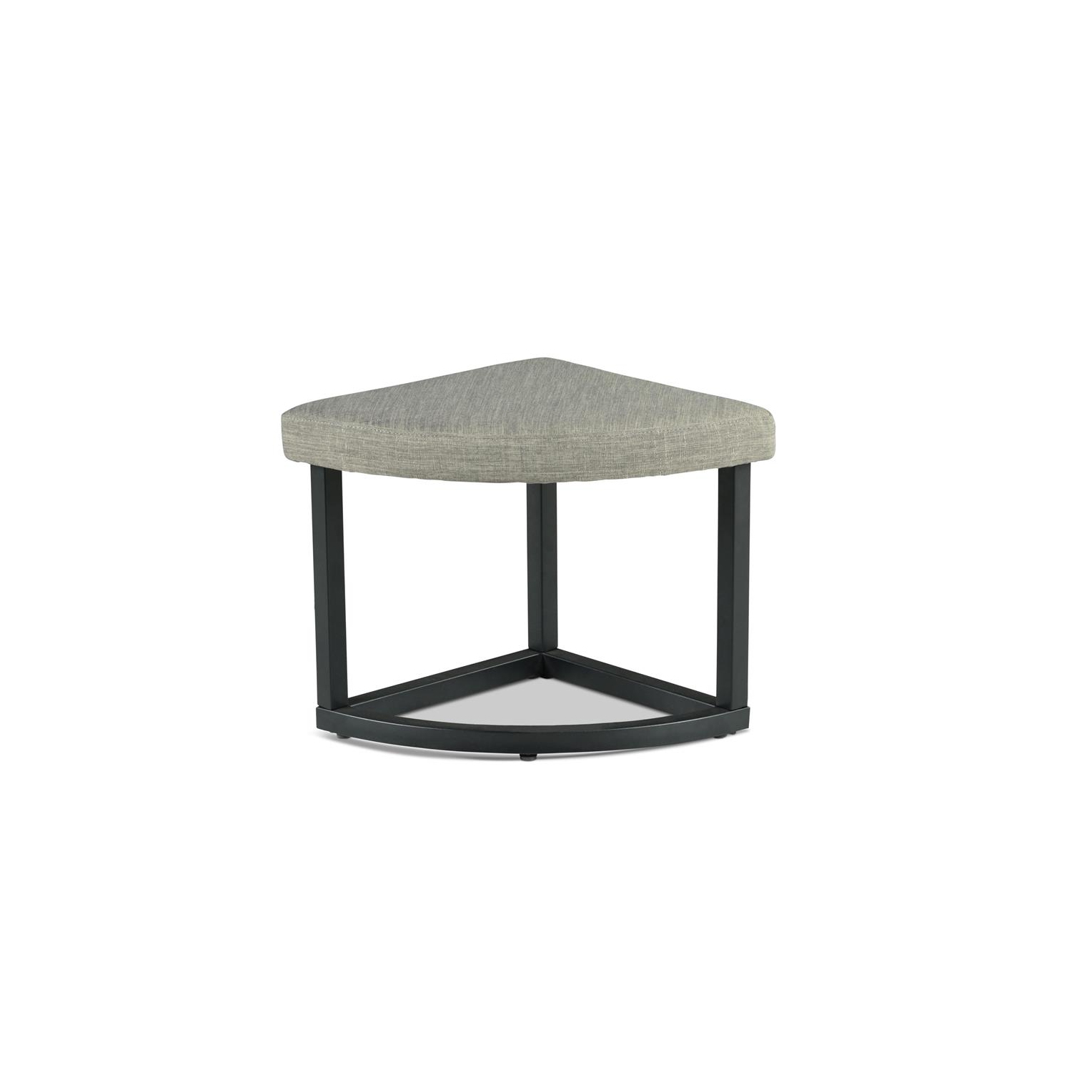 Steve Silver Yukon Black Metal Base Coffee Table with Stools