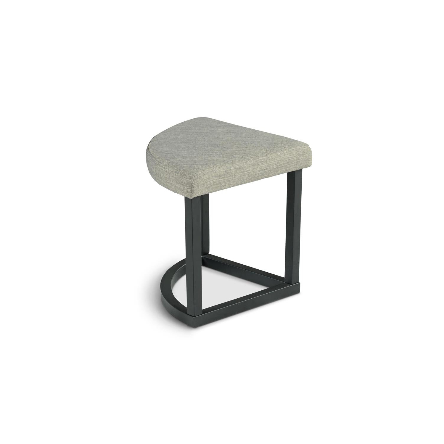 Steve Silver Yukon Black Metal Base Coffee Table with Stools