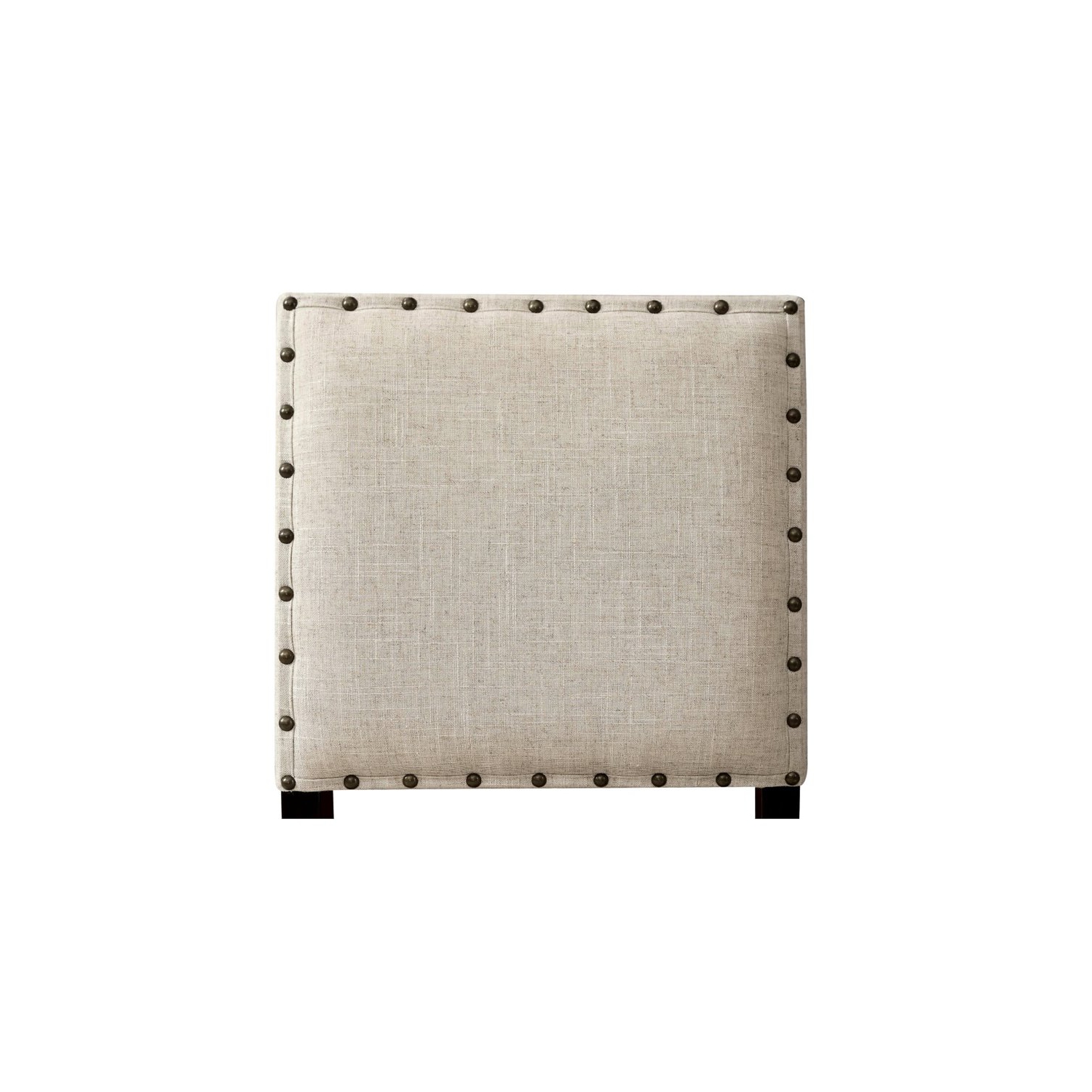 Bowery Hill Transitional Fabric Padded Bar Stool in Beige