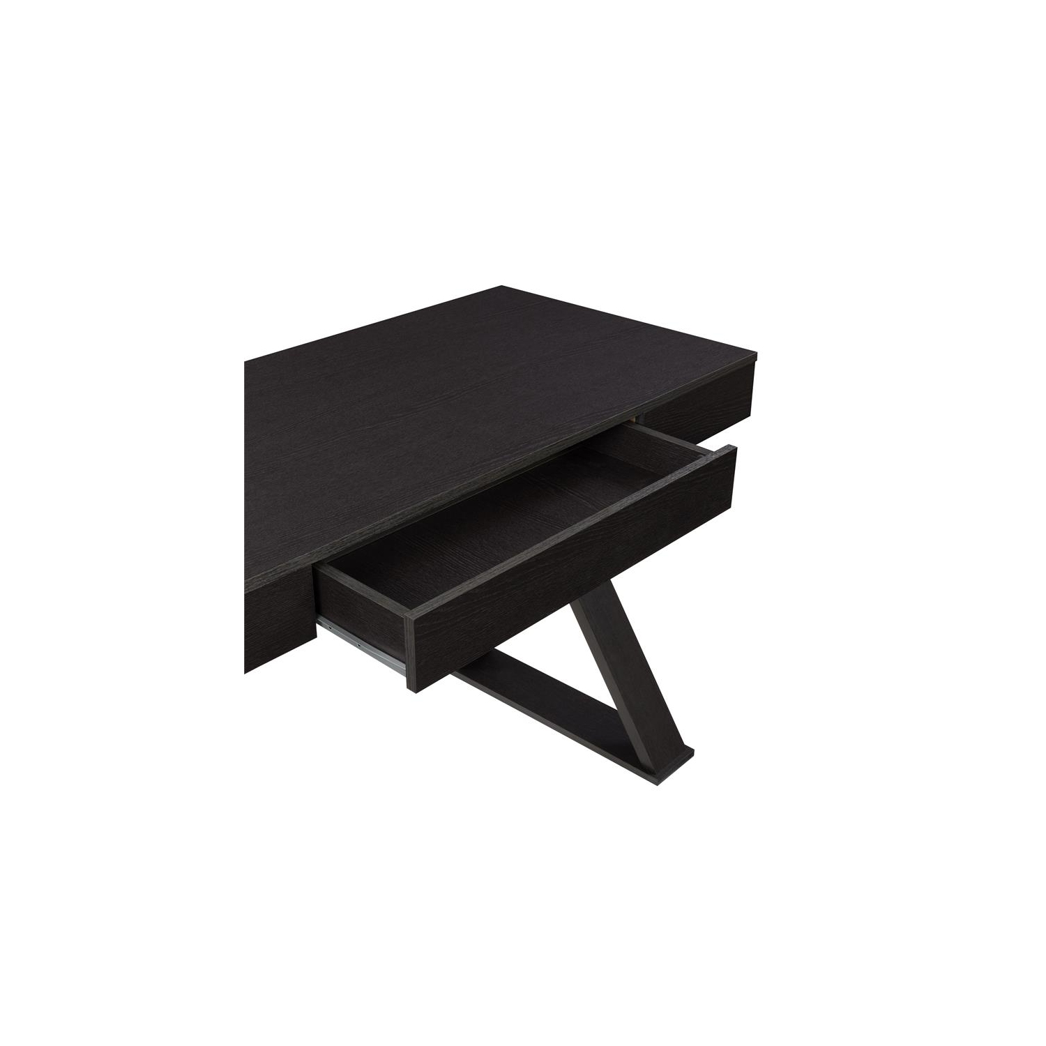 CorLiving Folio Farmhouse Brown Engineered Wood Desk