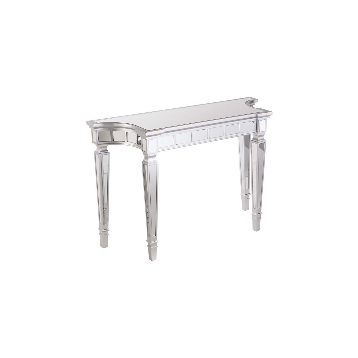 Bowery Hill Glam Mirrored Console Table