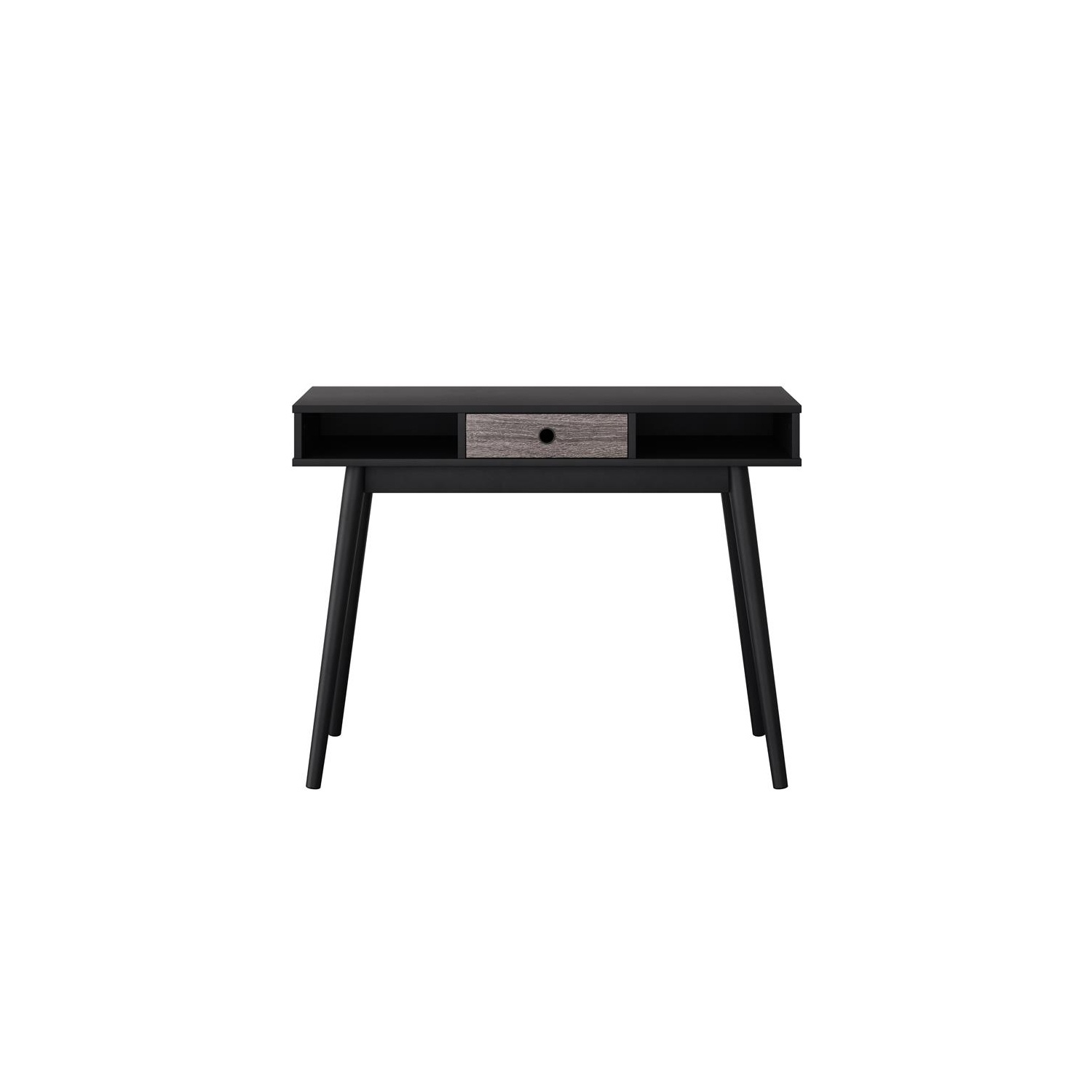 CorLiving Acerra Black Wood Grain Entryway Table