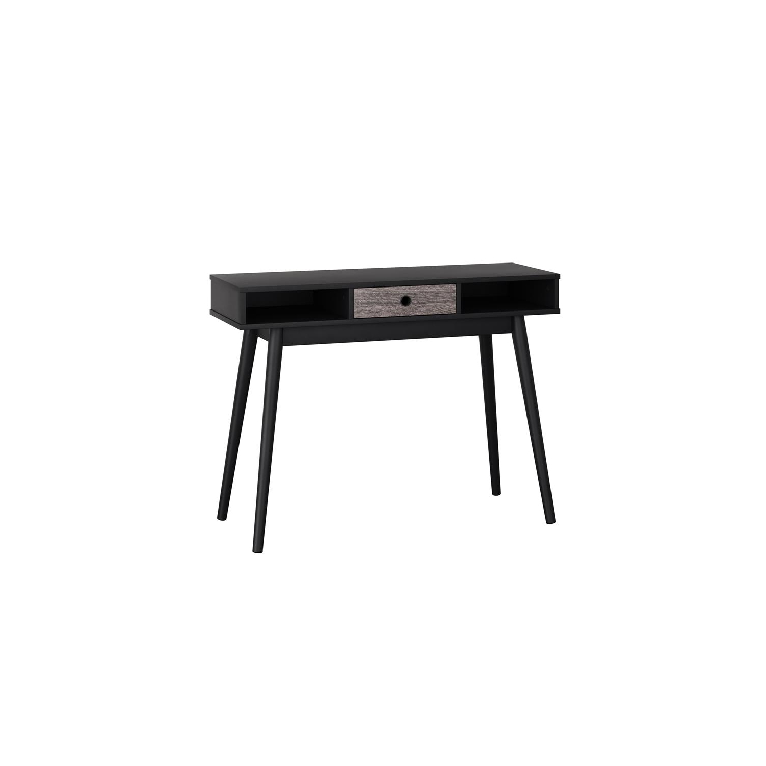 CorLiving Acerra Black Wood Grain Entryway Table