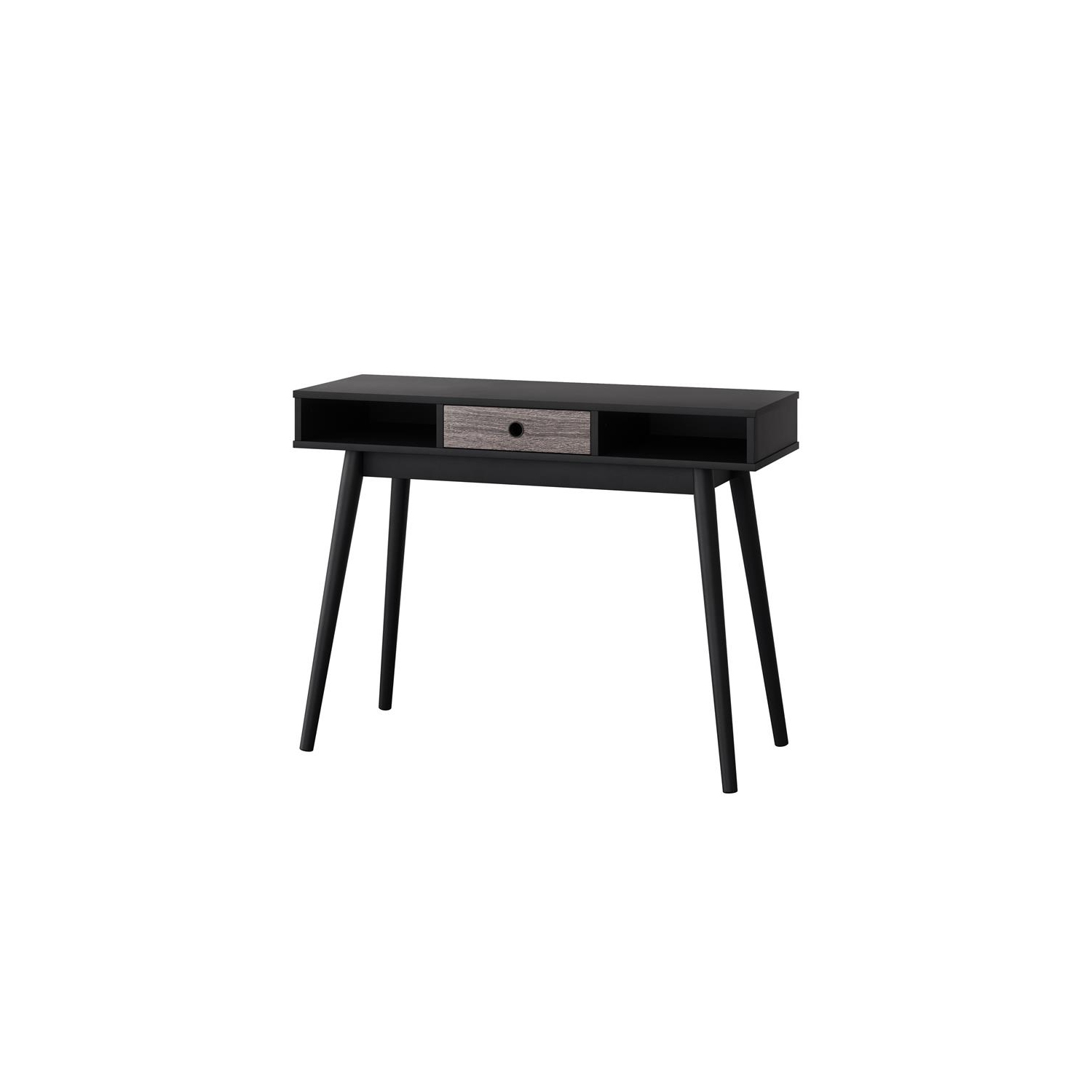 CorLiving Acerra Black Wood Grain Entryway Table