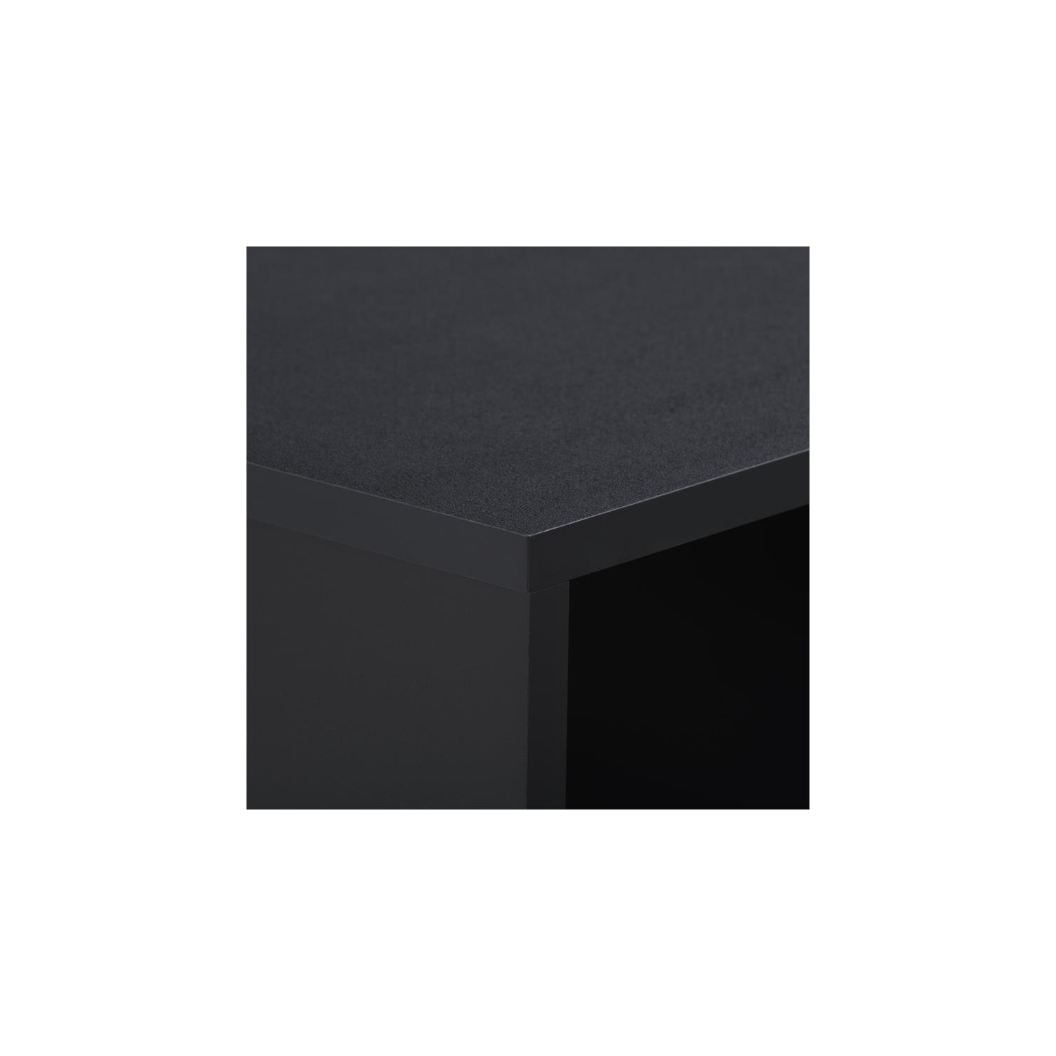 CorLiving Acerra Black Wood Grain Entryway Table
