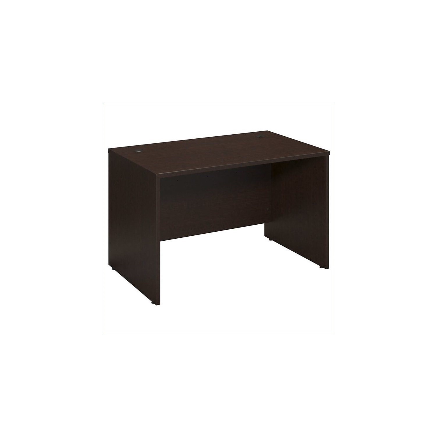 Scranton & Co 48W x 30D Shell Desk in Mocha Cherry