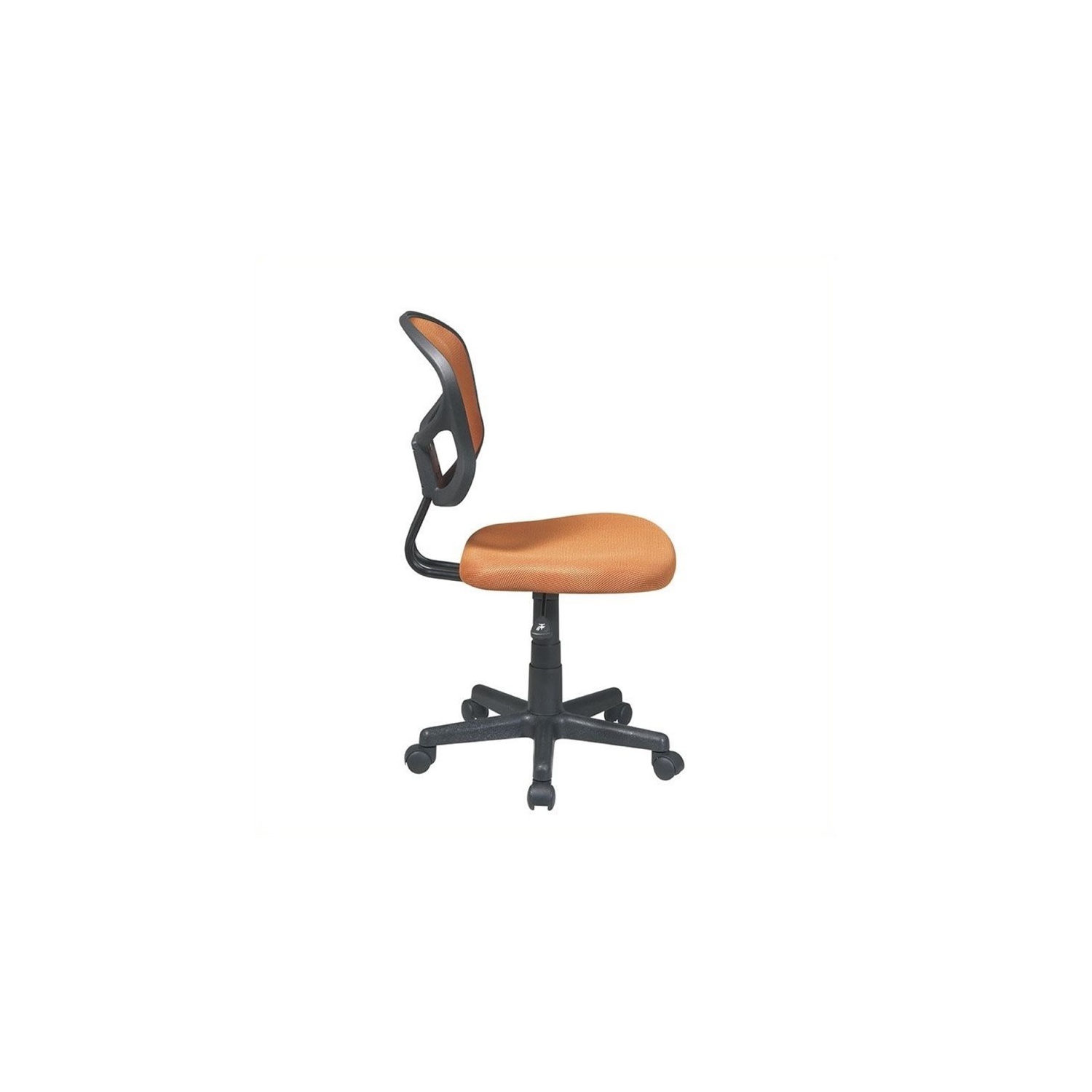 Chaise de bureau en filet Scranton & Co, orange
