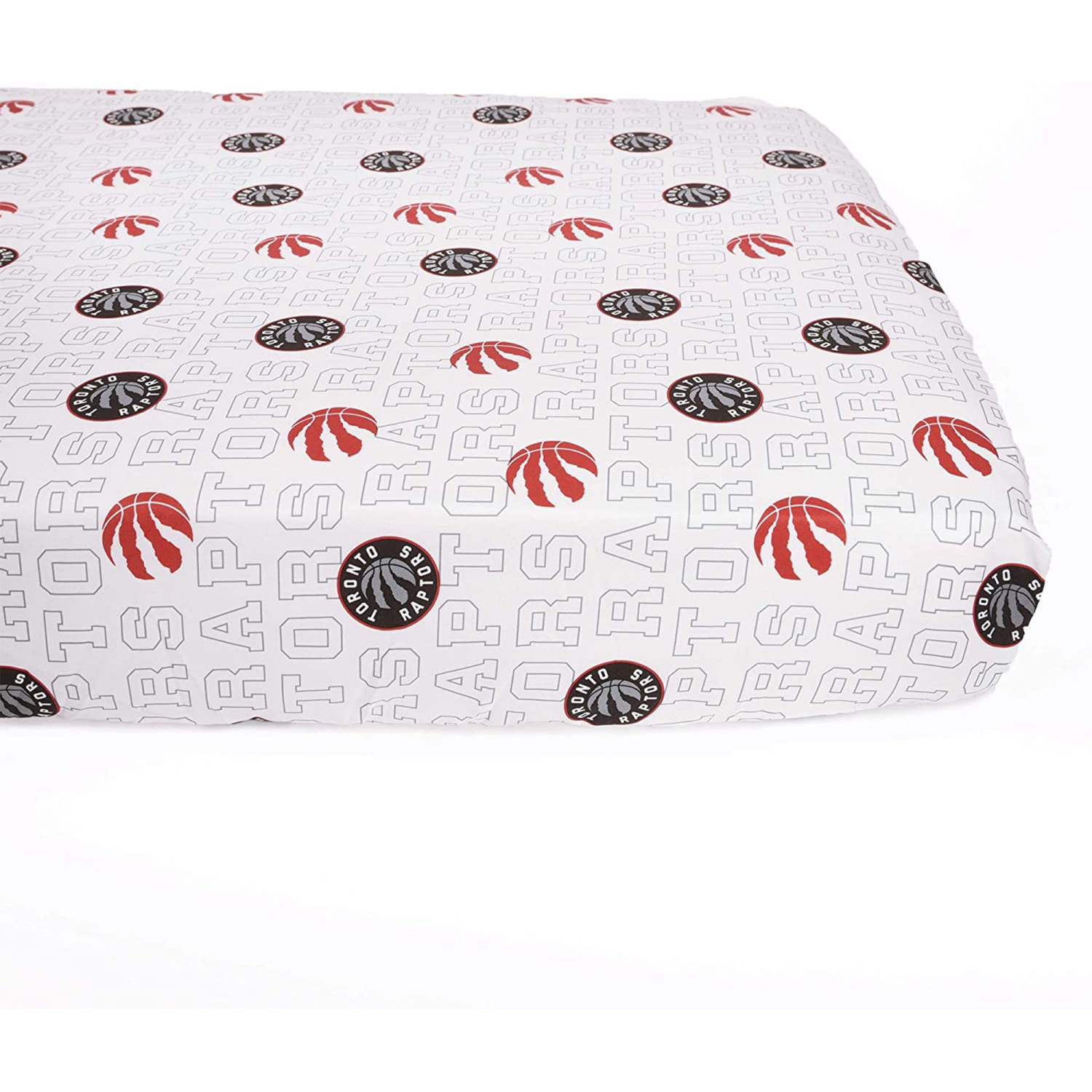 NBA Toronto Raptors 3-Piece Toddler Bedding Set, Reversible Comforter, Soft Cozy Warm Kids Basketball Bedding for Boys or Girls, Pillowcase and