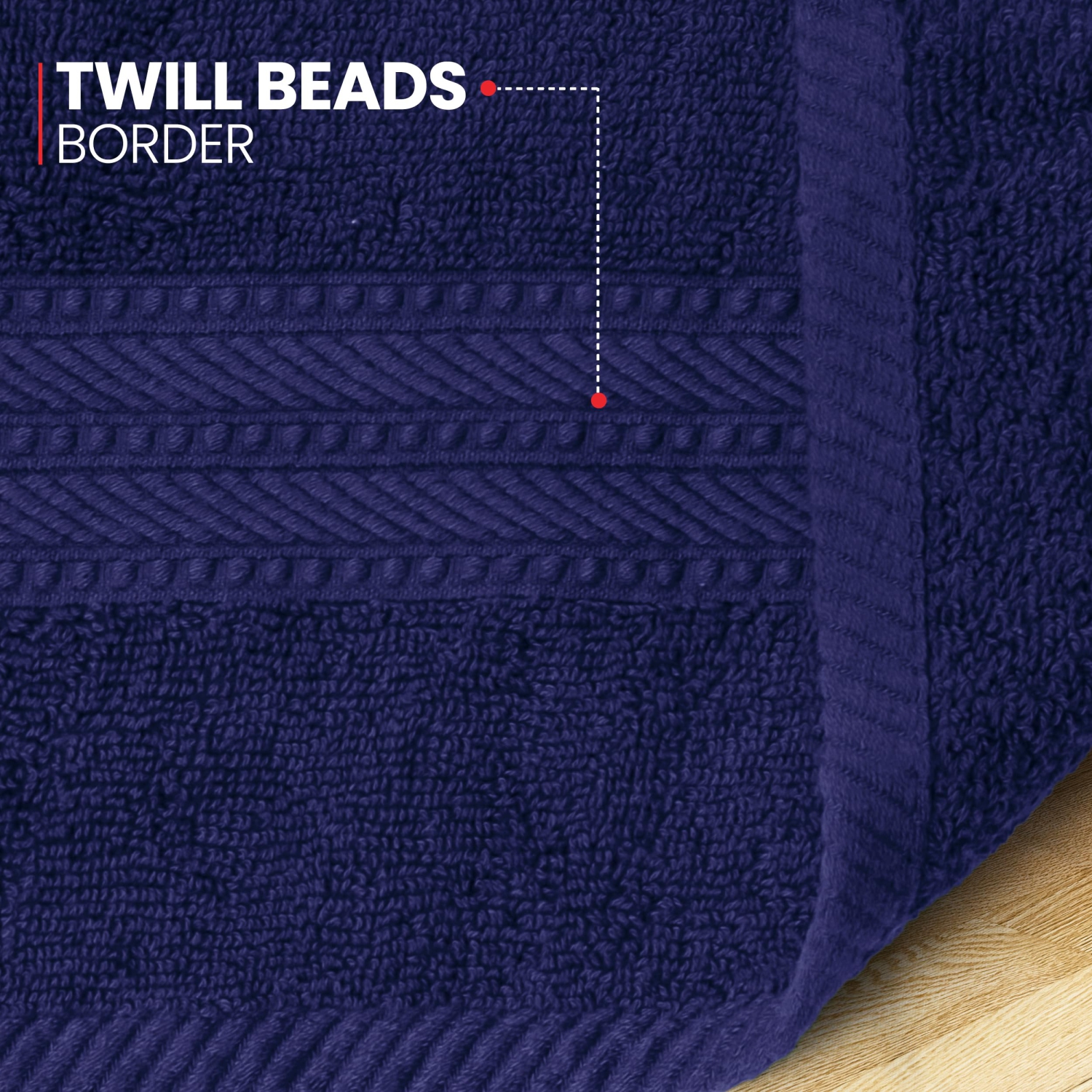 Canadian Linen Luxury – Serviettes de cuisine Everest, 16 x 28 po, paq. 6, ensemble de serviettes de cuisine légères en coton doux à séchage