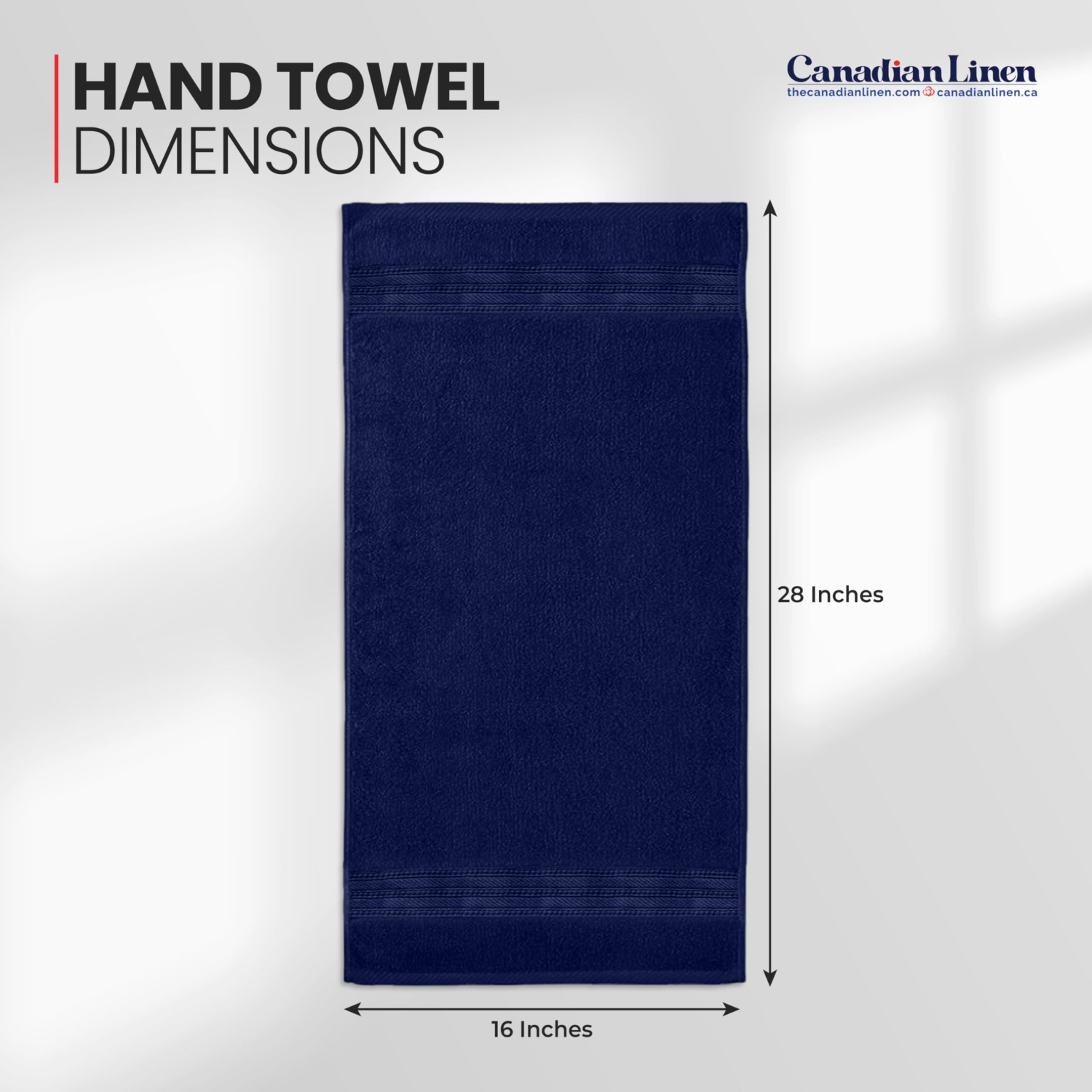 Canadian Linen Luxury – Serviettes de cuisine Everest, 16 x 28 po, paq. 6, ensemble de serviettes de cuisine légères en coton doux à séchage