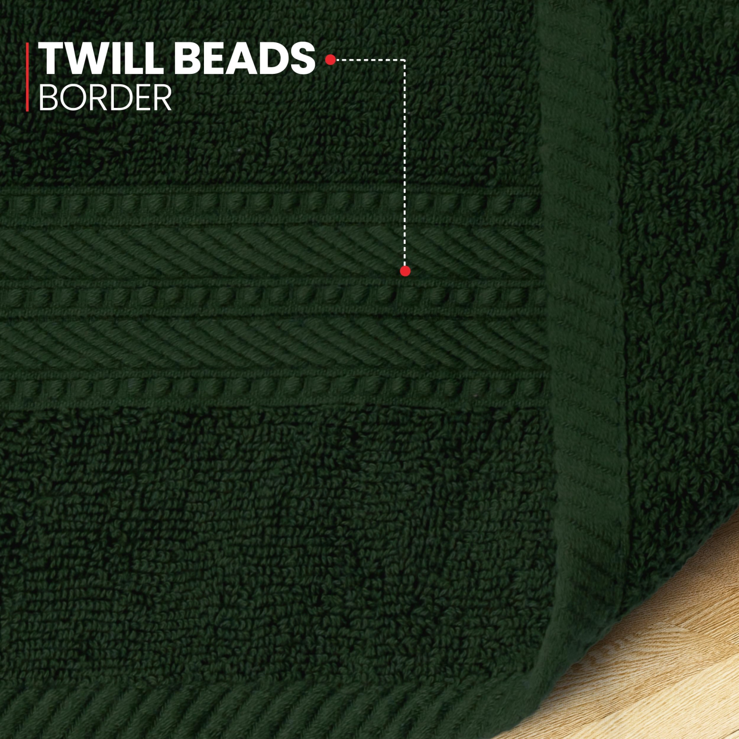 Canadian Linen Luxury – Serviettes de cuisine Everest, 16 x 28&nbsp;po, paq. 6, ensemble de serviettes de cuisine légères en coton doux et absorbant