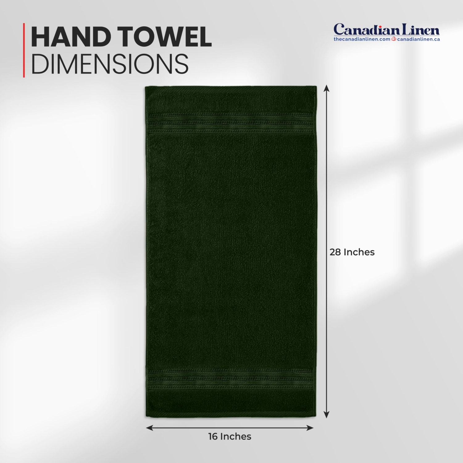 Canadian Linen Luxury – Serviettes de cuisine Everest, 16 x 28&nbsp;po, paq. 6, ensemble de serviettes de cuisine légères en coton doux et absorbant