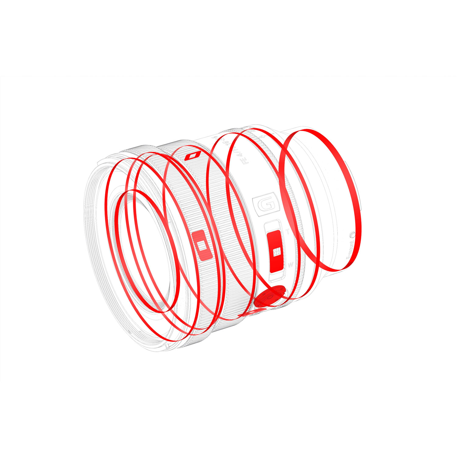 Objectif G motorisé grand-angle à ouverture constante plein format f/4 16-35 mm à monture E FE PZ de Sony