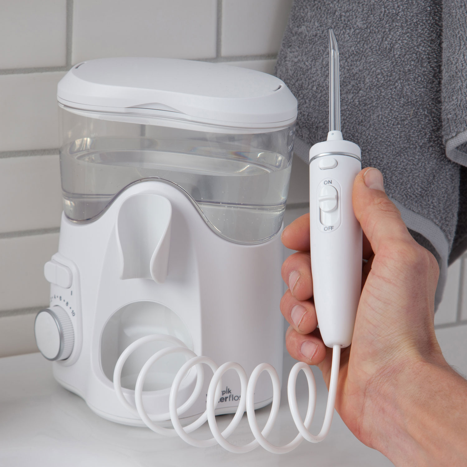 Hydropulseur blanchissant de Waterpik - Blanc