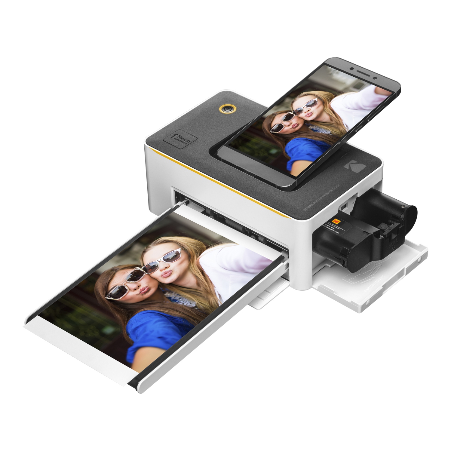 Case Compatible with Kodak Dock Plus/ Kodak Dock Wi-Fi Portable 4x6” Instant Photo Printer Printer Paper Box Only Power Cord and Accessories Cartridge Bluetooth Photo Printing Holder for Adapter 
