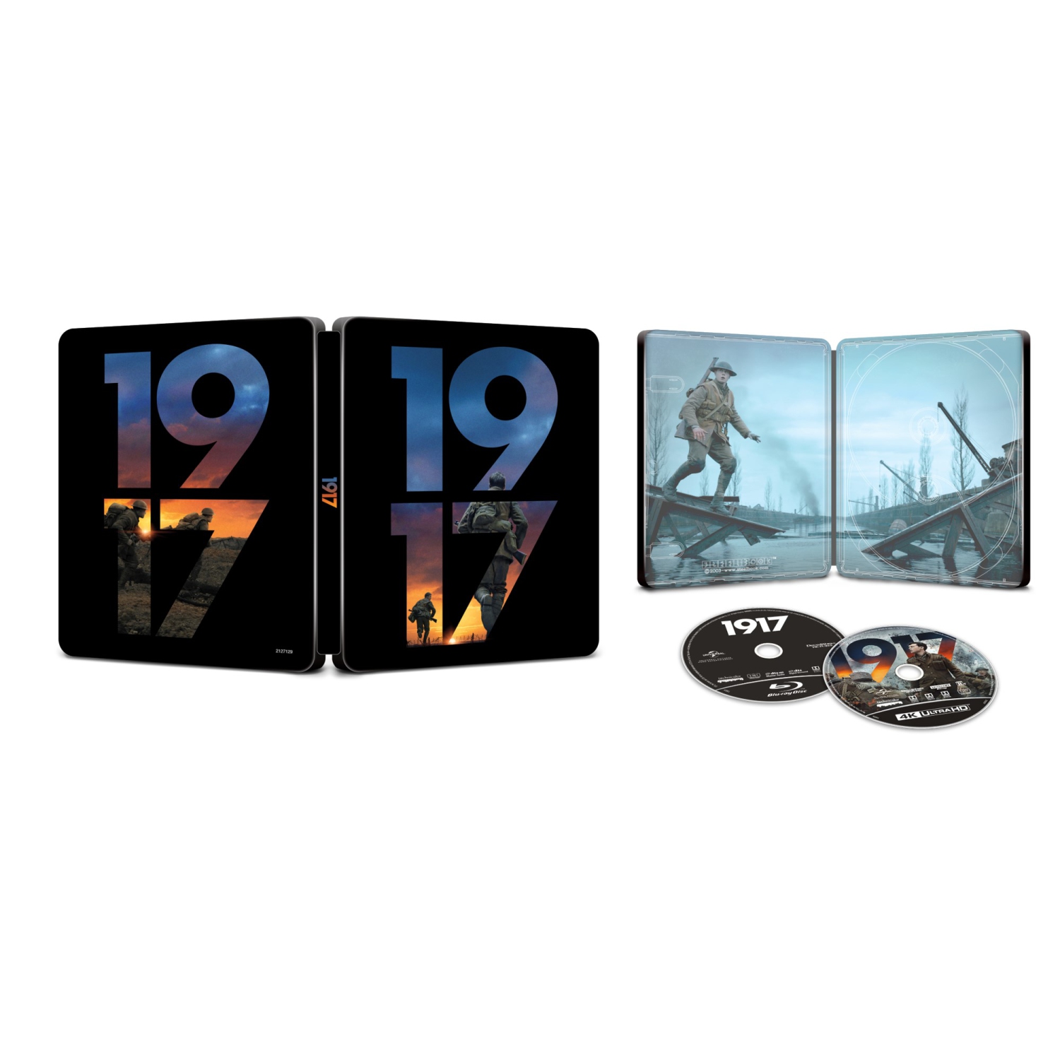 1917 [SteelBook] [Blu-ray/Blu-ray Ultra HD 4K] [Exclusivité Best&nbsp;Buy] [2019]