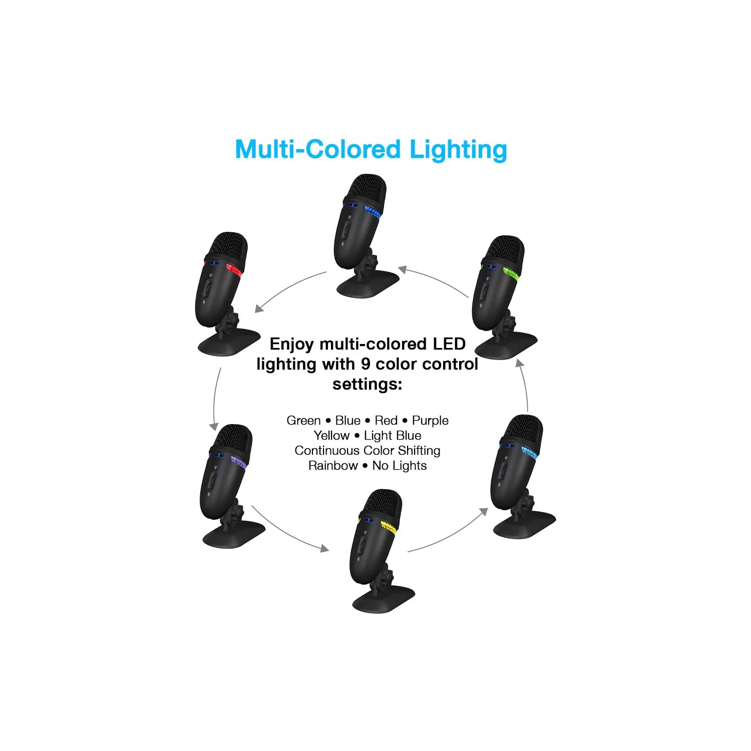 Boîte ouverte - Microphone pour l'enregistrement professionnel Teton CVL-2009 de Cyber Acoustics