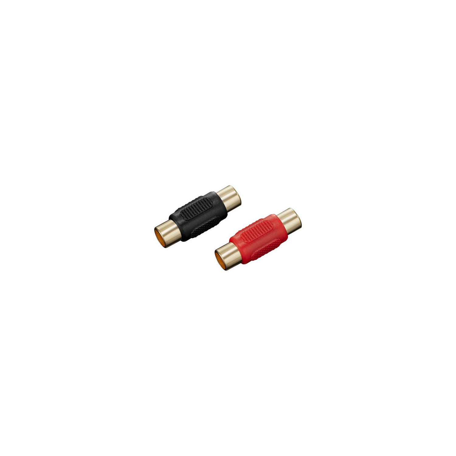 Open Box - Insignia NS-HZ532 RCA Coupler, Black/Red