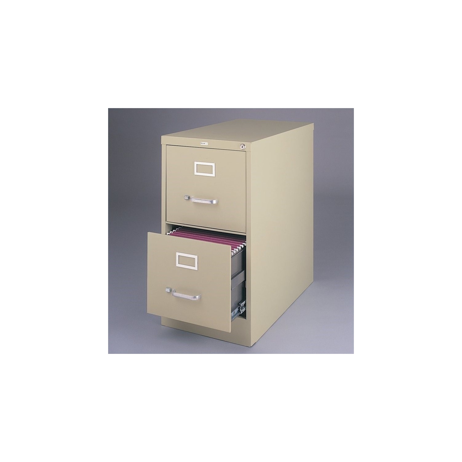 Value Pack 2 Drawer File Cabinet in Putty and White