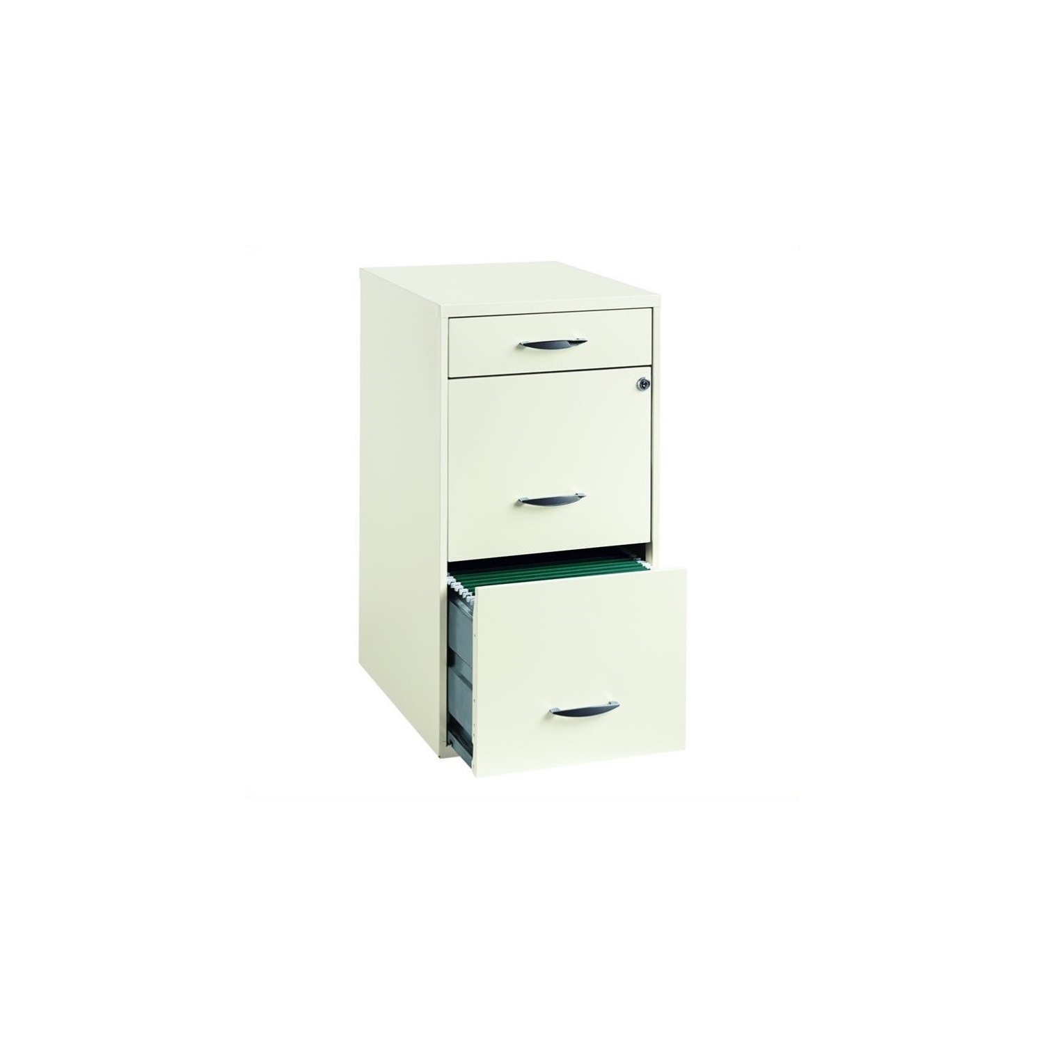 Value Pack 2 Drawer File Cabinet in Putty and White
