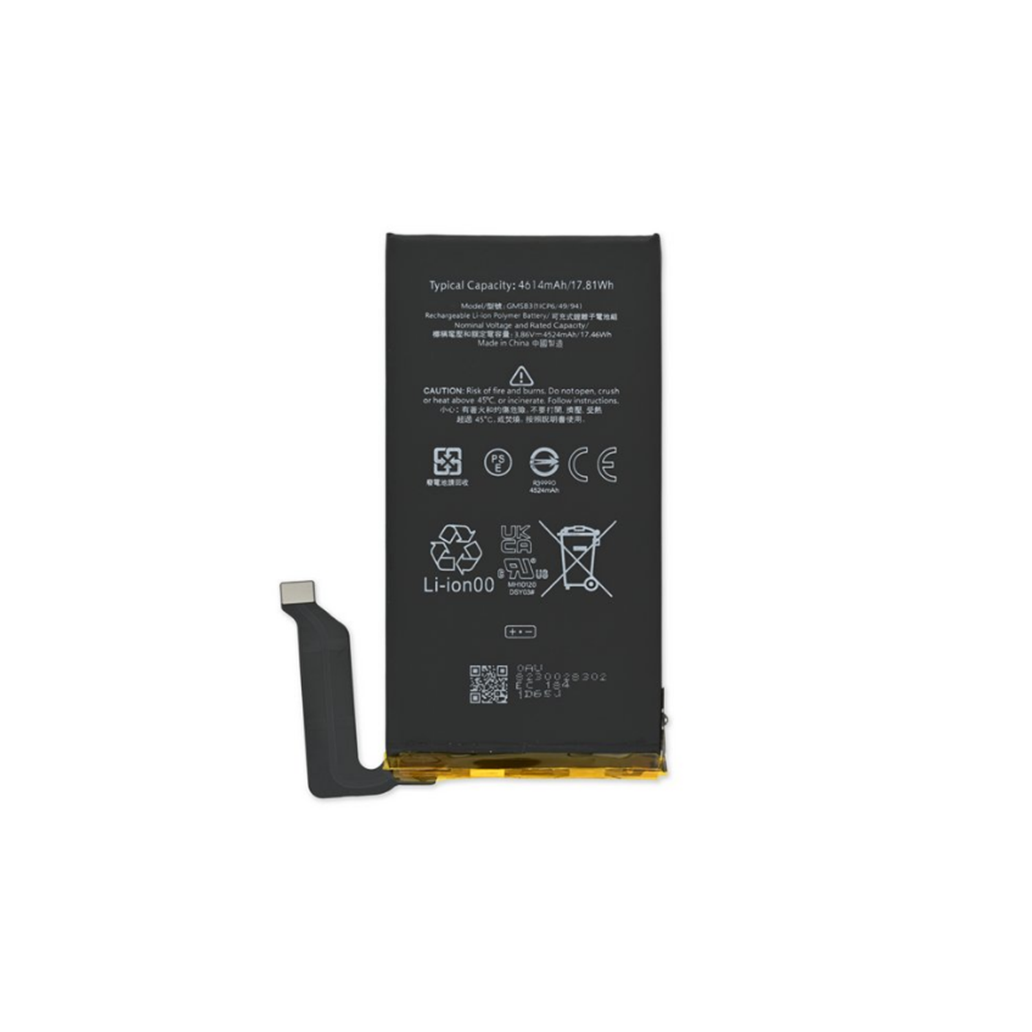 Replacement Battery-Compatible with Google Pixel 6 GMSB3