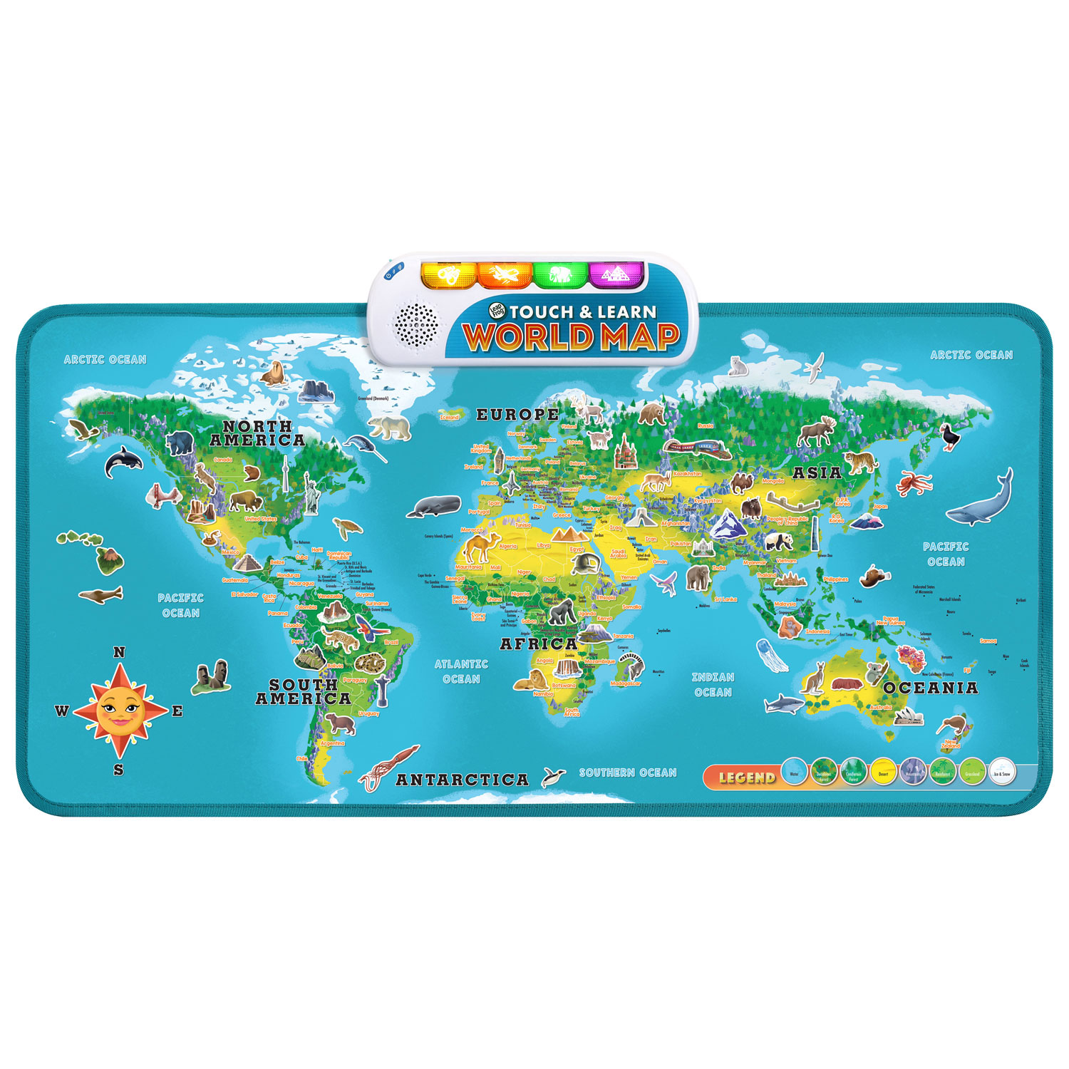 LeapFrog Touch & Learn World Map - English