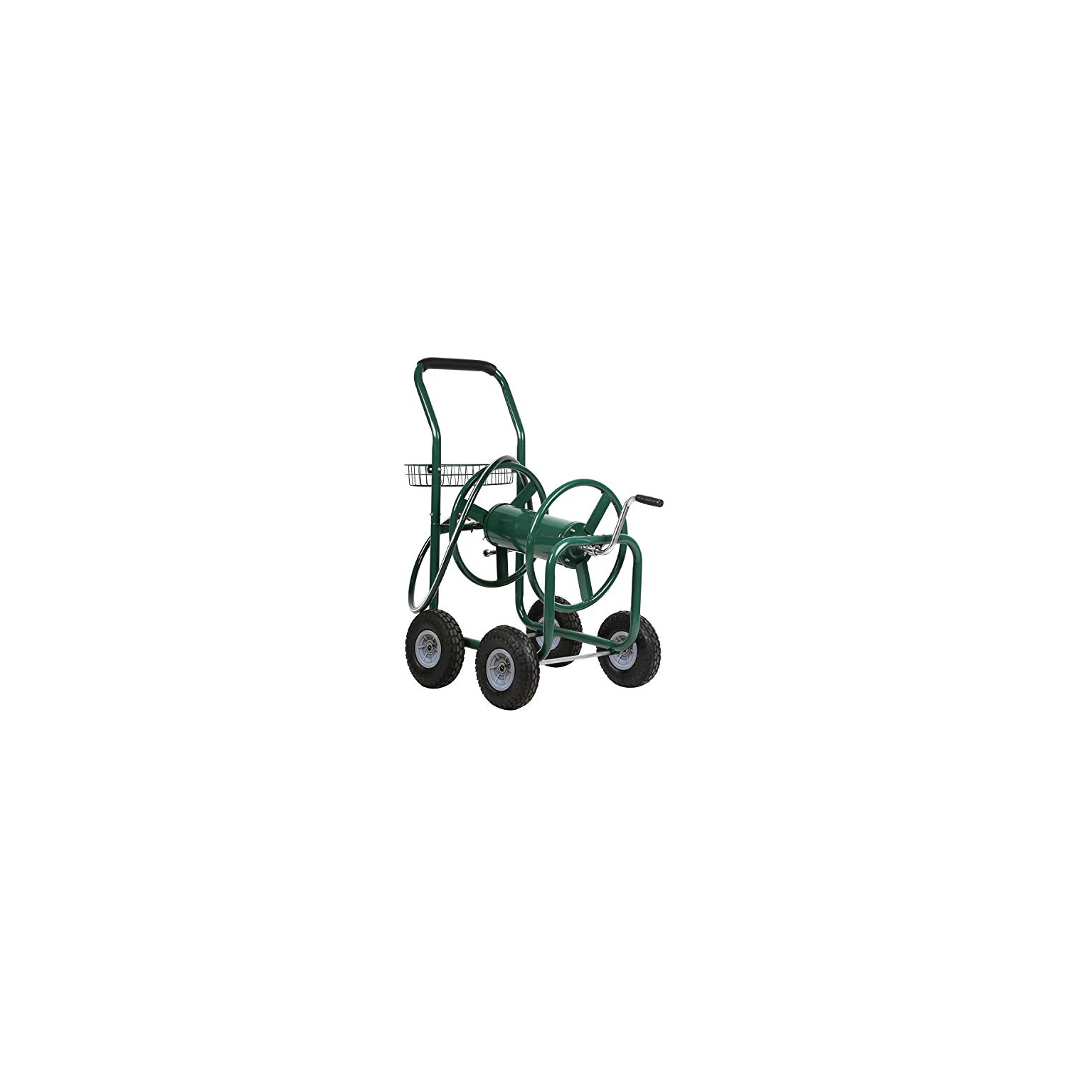 Outils de chariot de dévidoir de tuyau d'arrosage pour jardin camion d'eau lourd DutyWater Planting, vert
