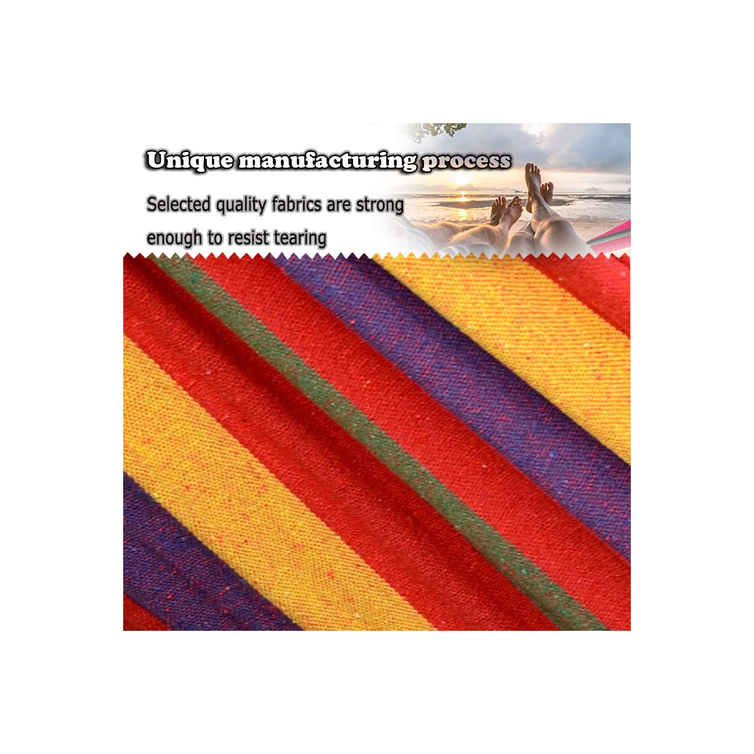 FDW – supports doubles pour hamac, support portatif en acier robuste pour patio extérieur ou intérieur avec sac de transport portatif, rouge