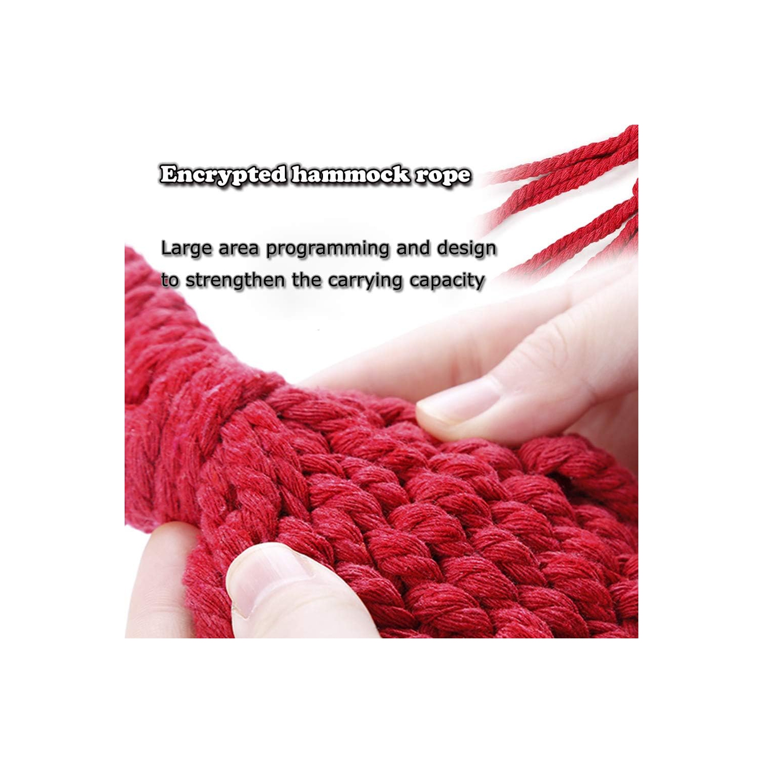 FDW – supports doubles pour hamac, support portatif en acier robuste pour patio extérieur ou intérieur avec sac de transport portatif, rouge