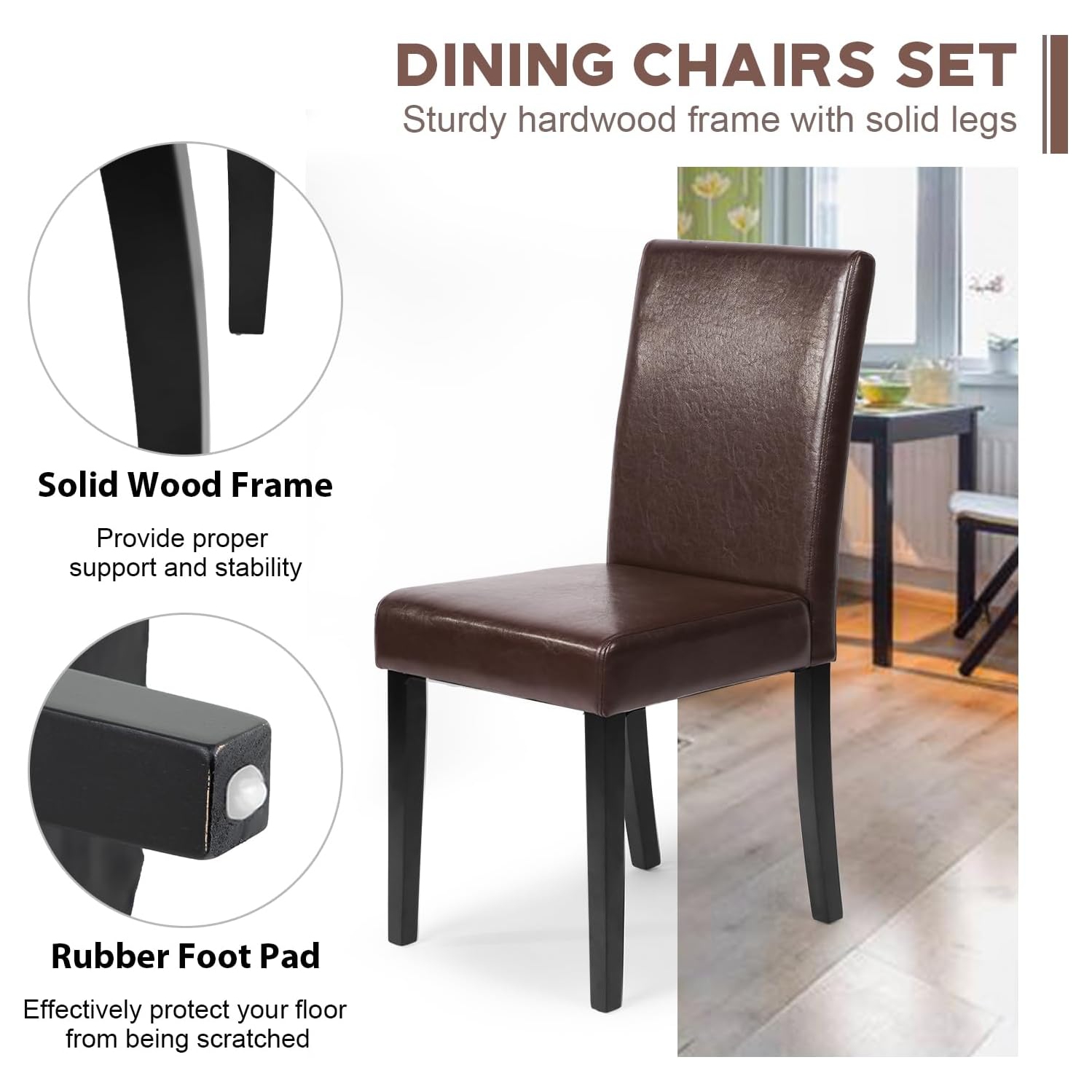 Chaises de salle à manger chaises de salle à manger Ensemble de 4 chaises de salle à manger chaises de salle à manger pour le salon de cuisine