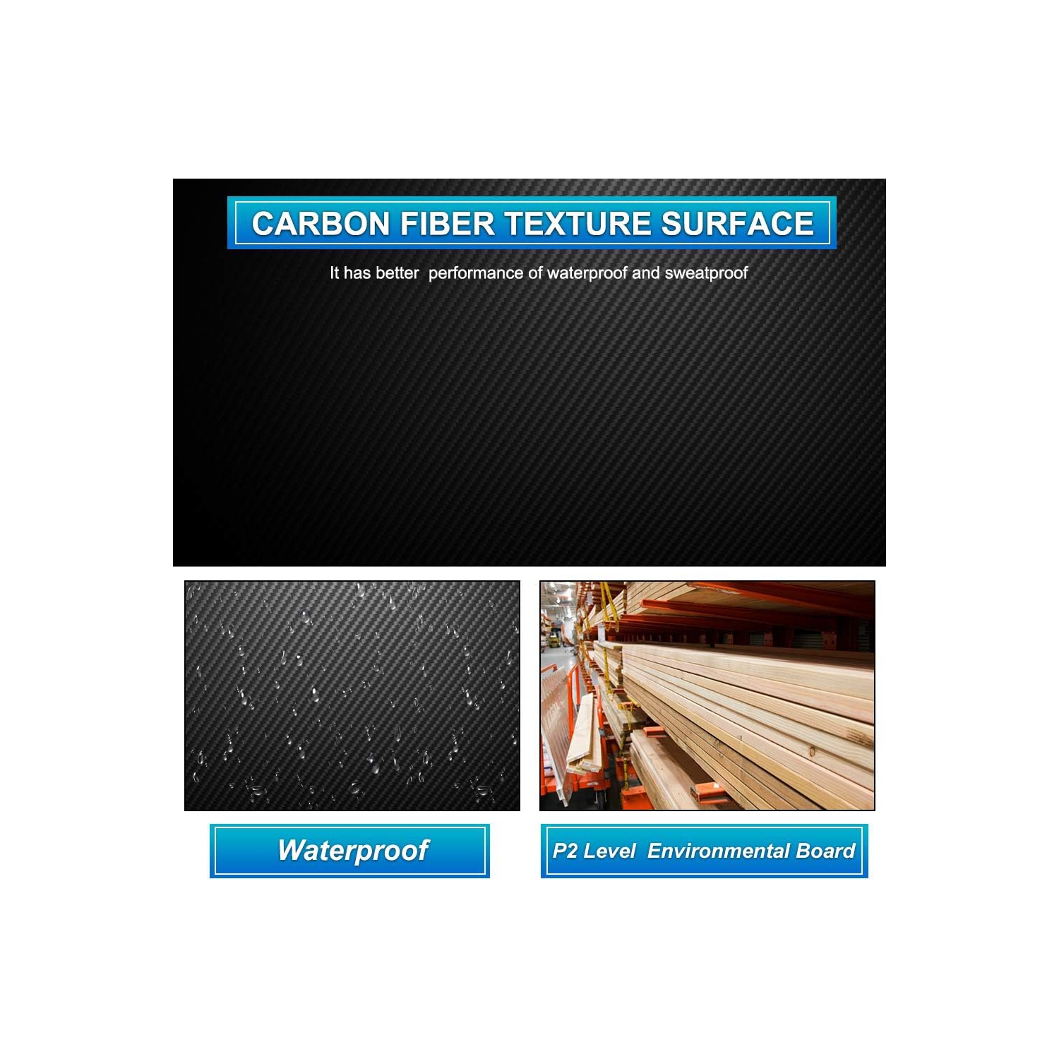 Gaming Desk Computer Desk 47.2 inches Writing Desk Office Desk Student PC Desk Extra Large Modern Ergonomic Racing Style Table Workstation Carbon