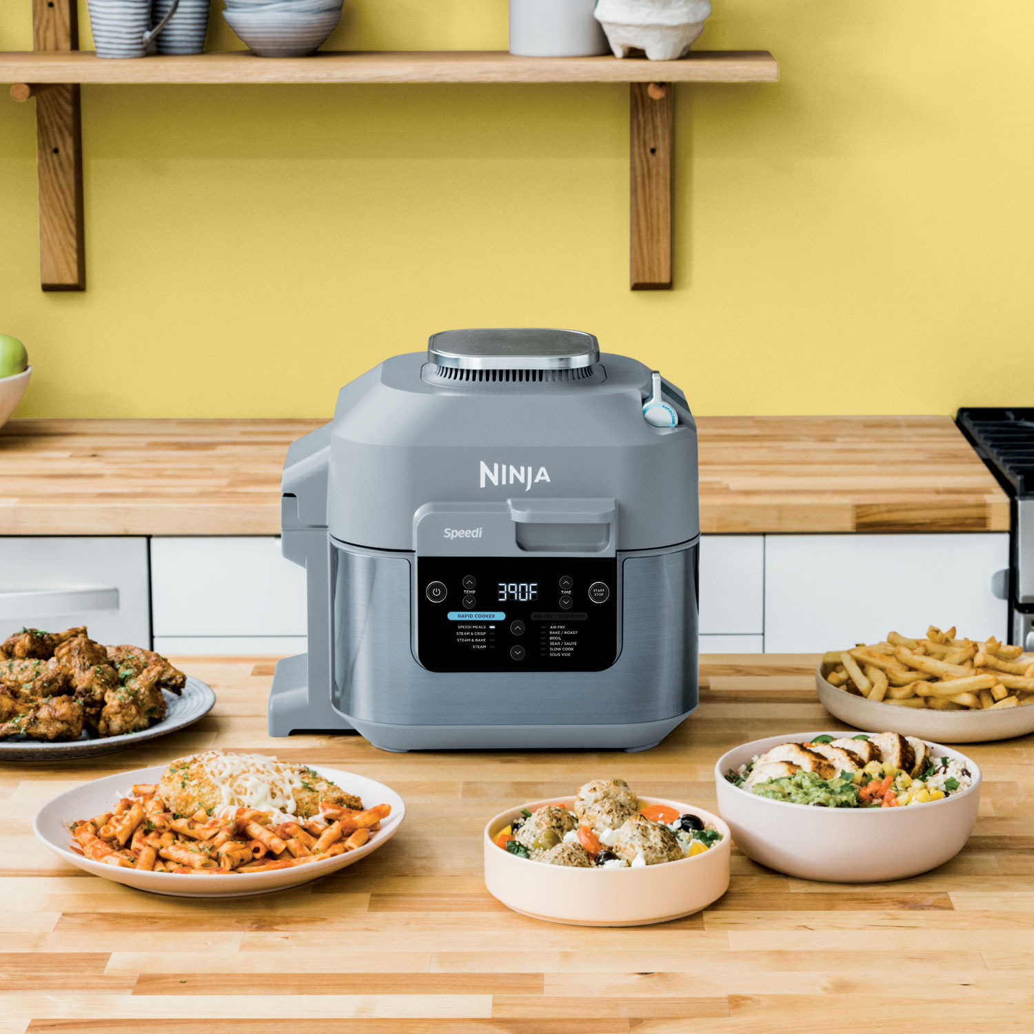 Ninja Speedi Rapid Cooker & Air Fryer - 5.67L - Sea Slat Grey