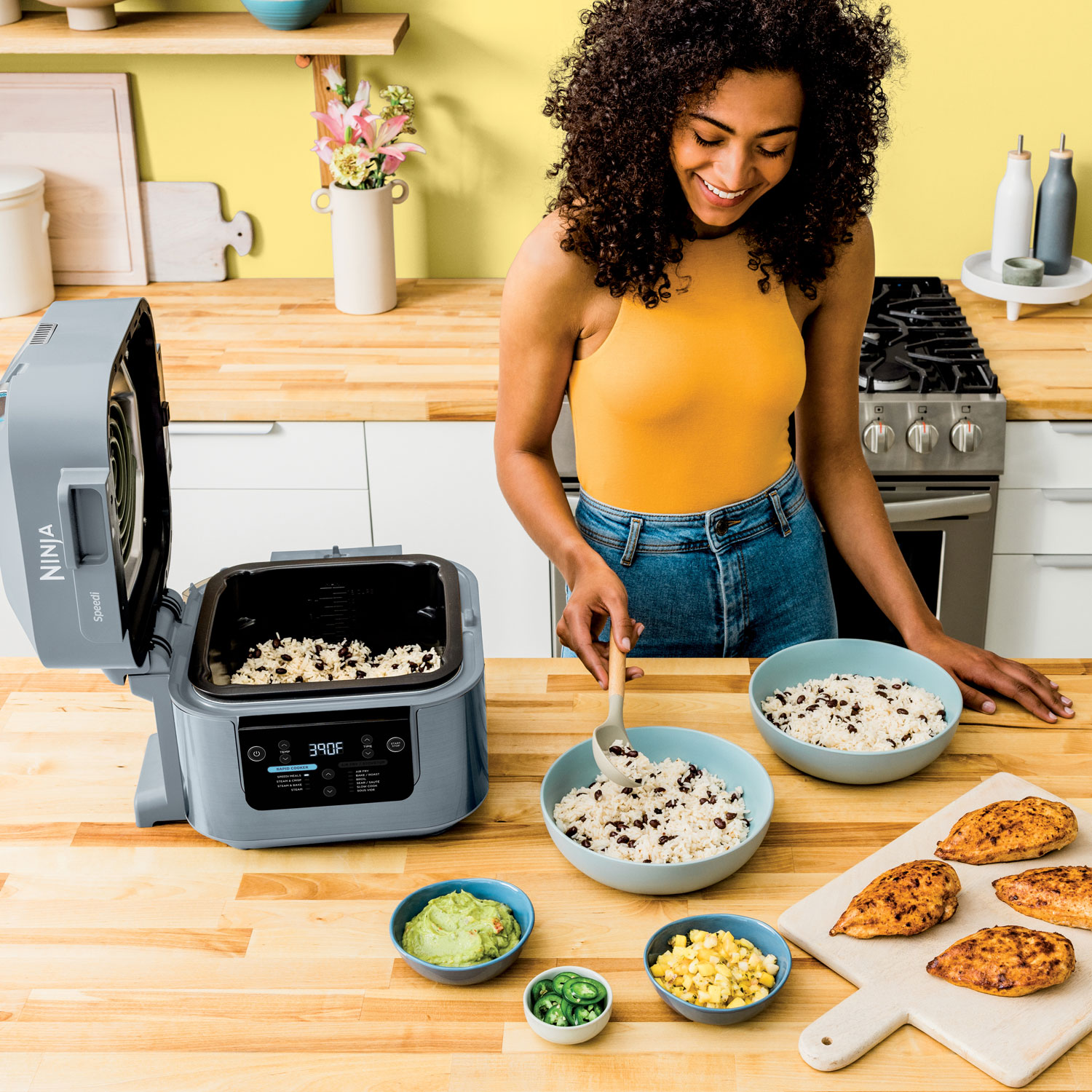 Ninja Speedi Rapid Cooker & Air Fryer - 5.67L - Sea Slat Grey