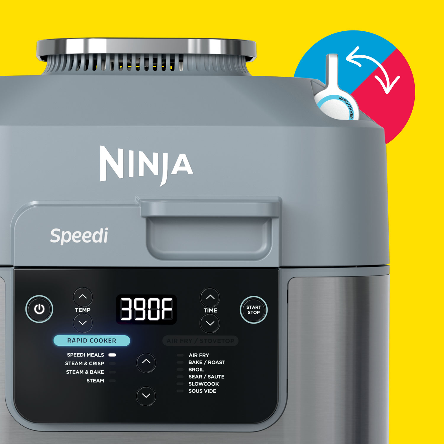 Ninja Speedi Rapid Cooker & Air Fryer - 5.67L - Sea Slat Grey